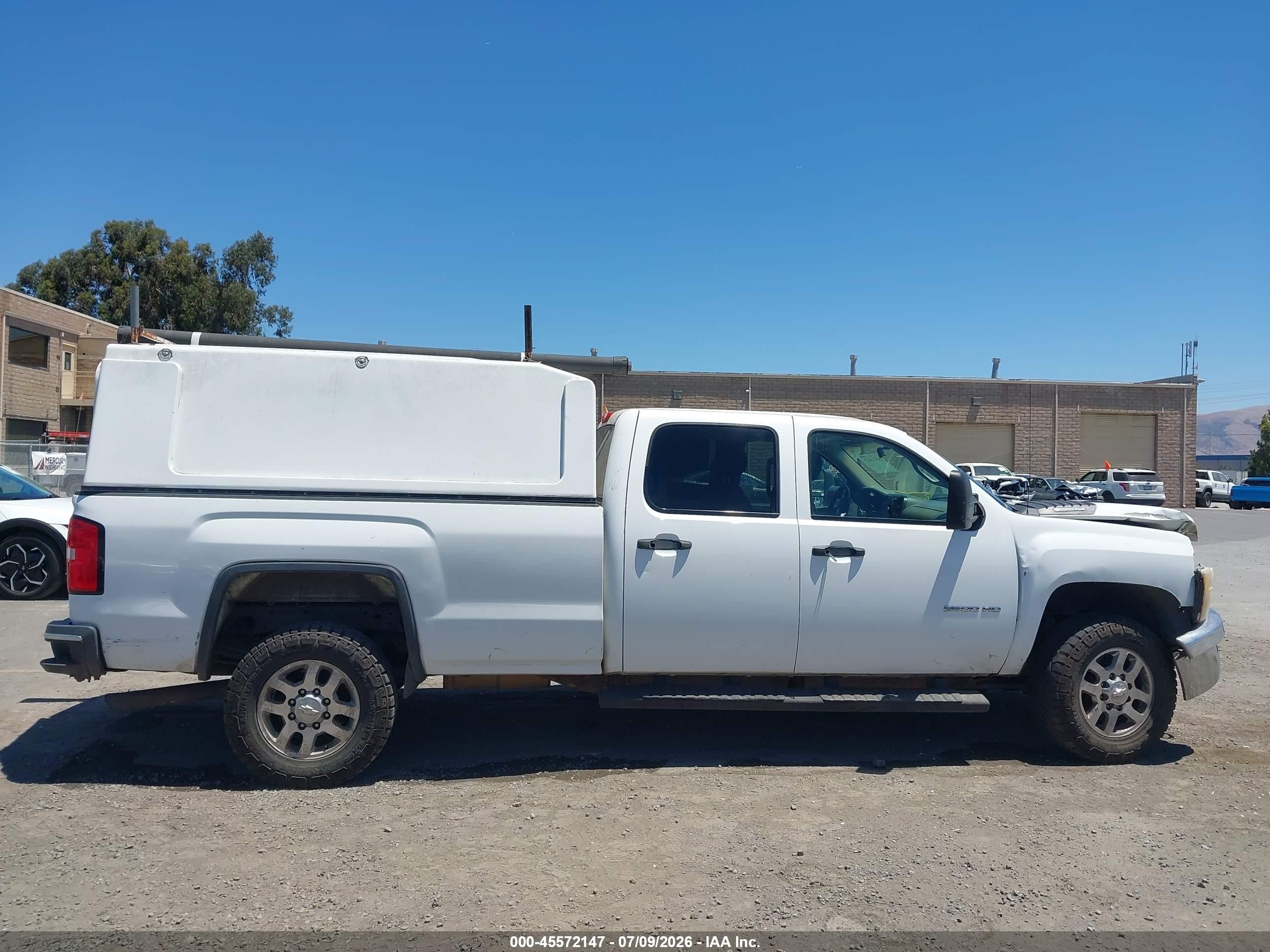 2011 Chevrolet Silverado 2500hd Work Truck White vin: 1GC1KVCG1BF202284