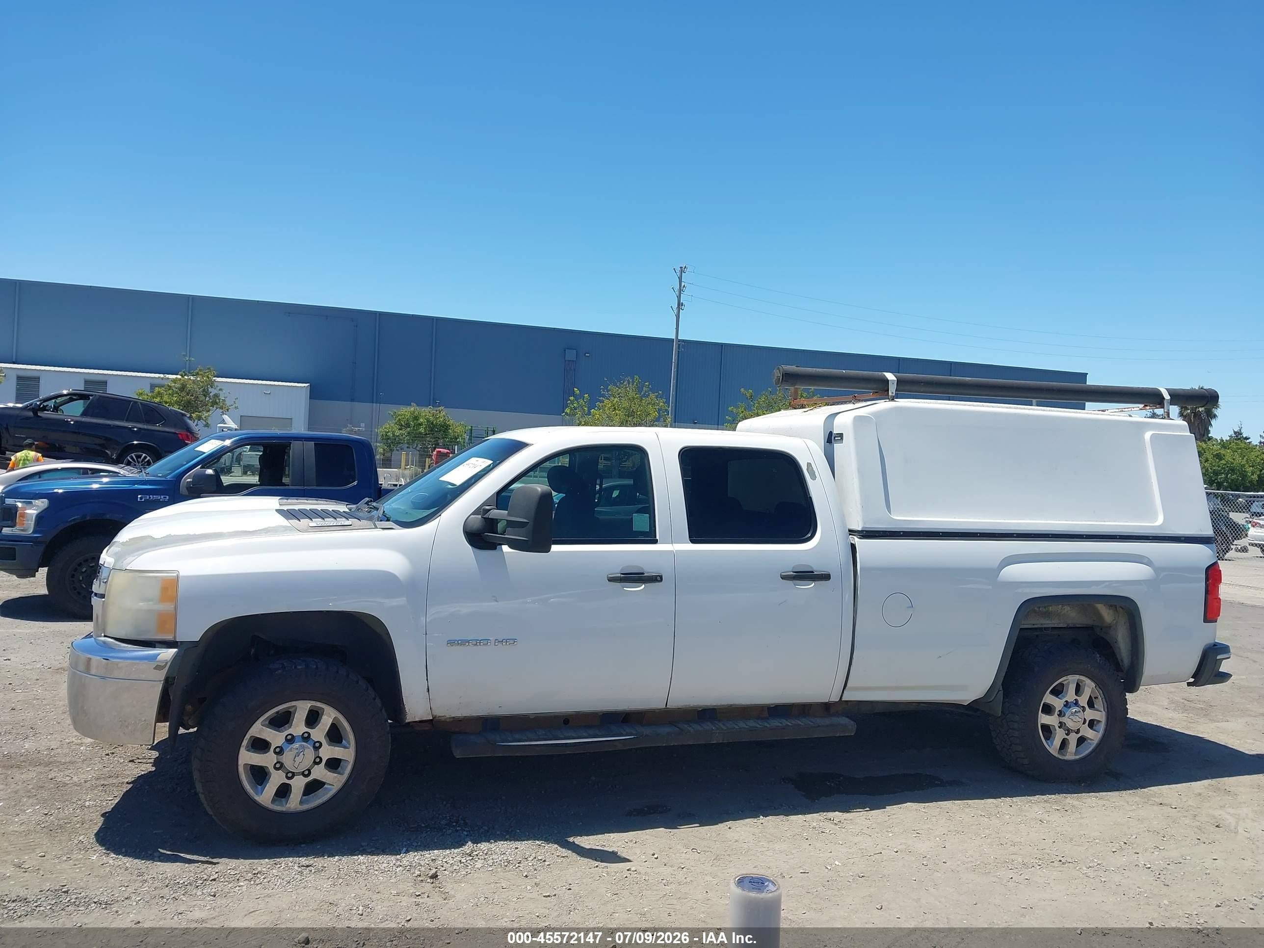2011 Chevrolet Silverado 2500hd Work Truck White vin: 1GC1KVCG1BF202284
