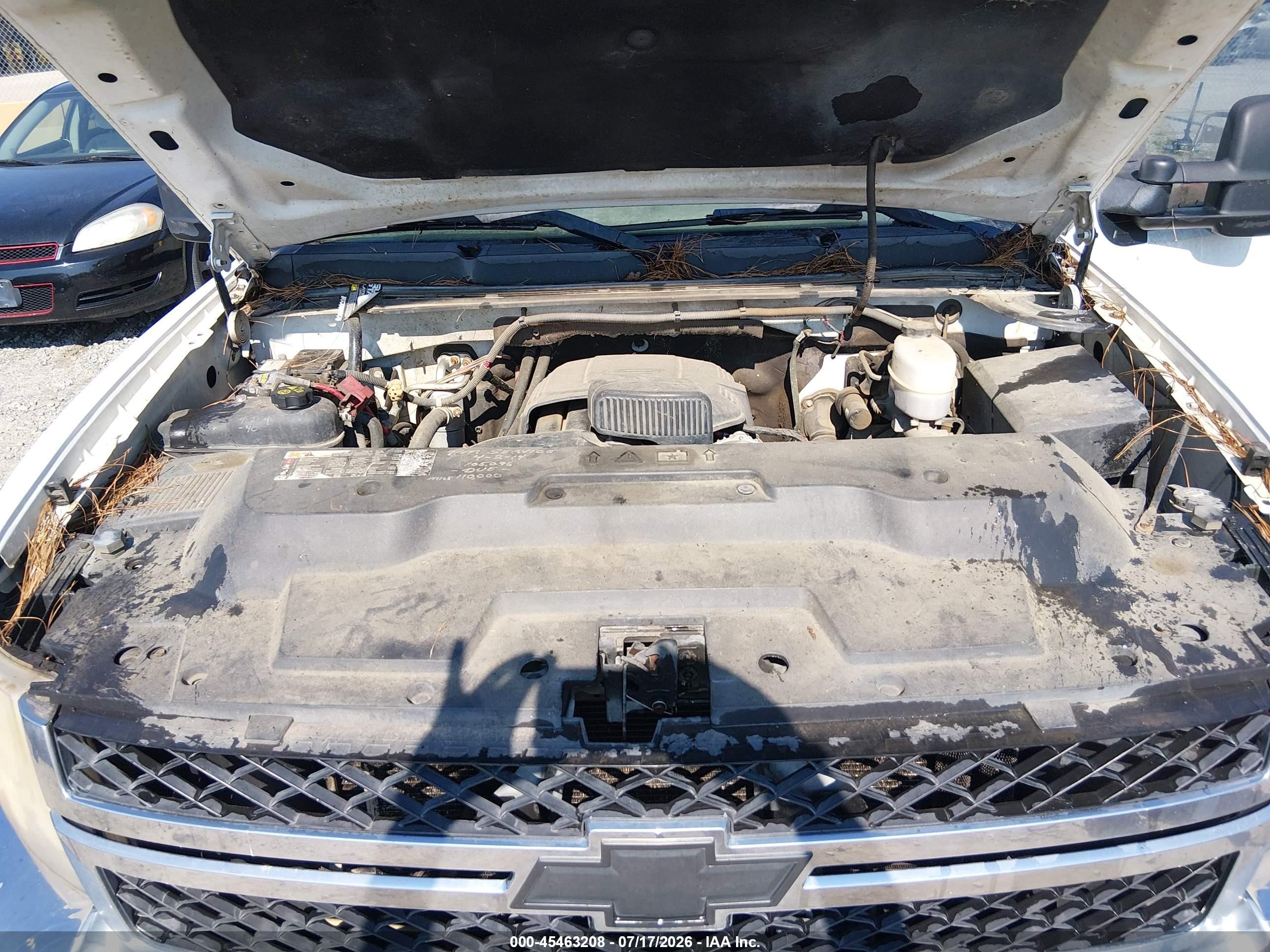 2011 Chevrolet Silverado 2500hd Work Truck White vin: 1GC1KVCG2BF128115