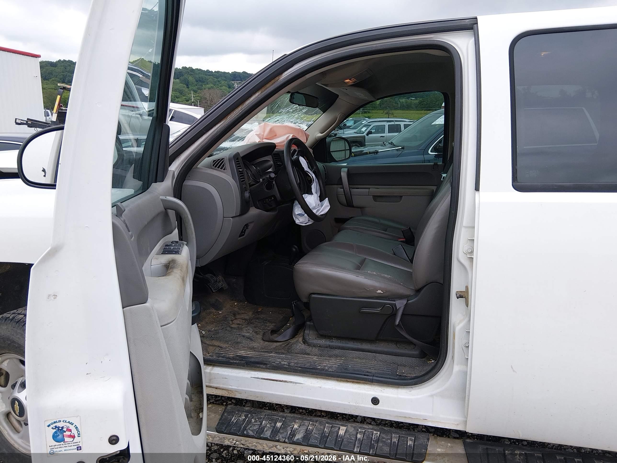 2011 Chevrolet Silverado 2500hd Work Truck White vin: 1GC1KVCG2BF216100