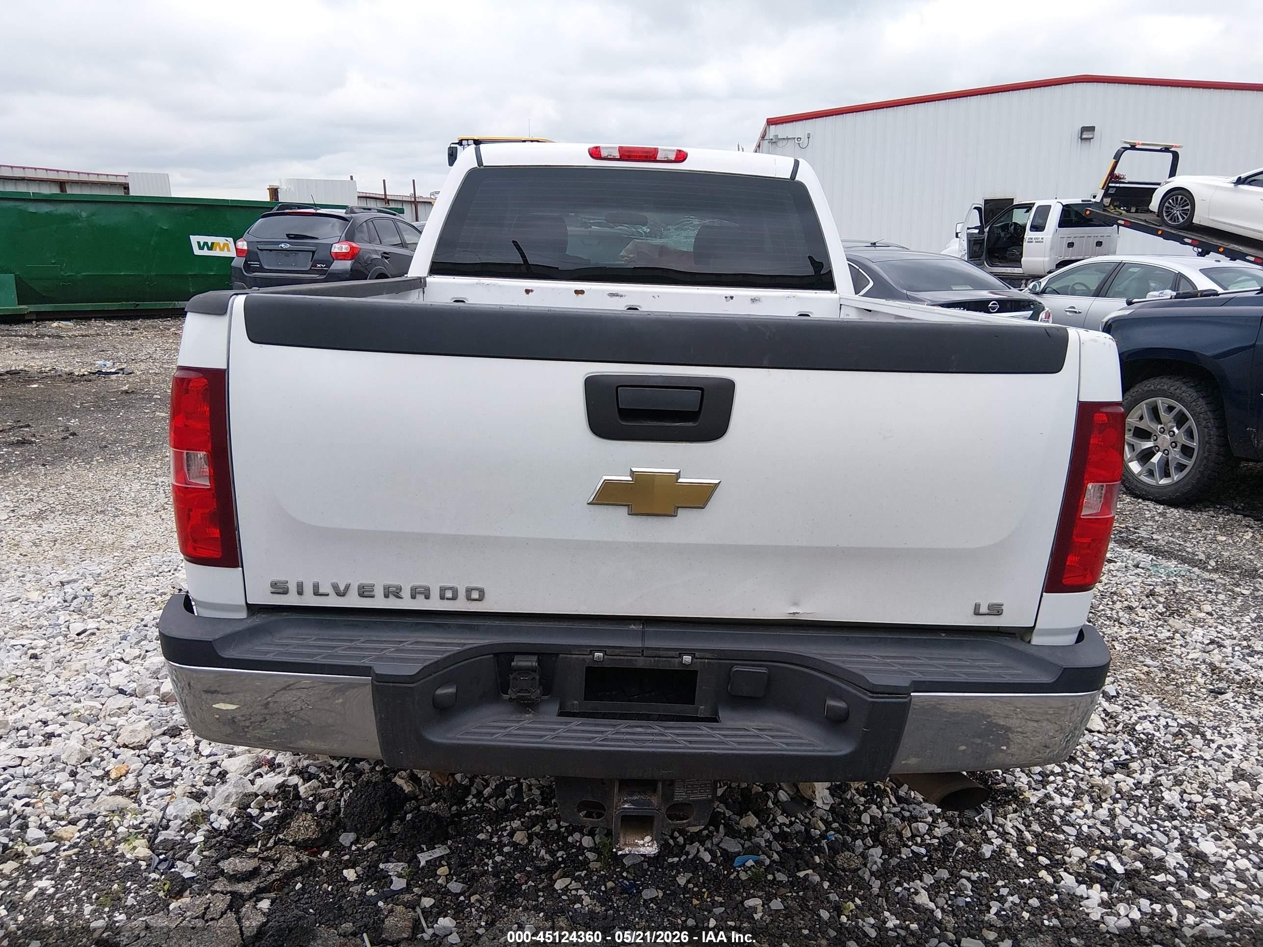 2011 Chevrolet Silverado 2500hd Work Truck White vin: 1GC1KVCG2BF216100