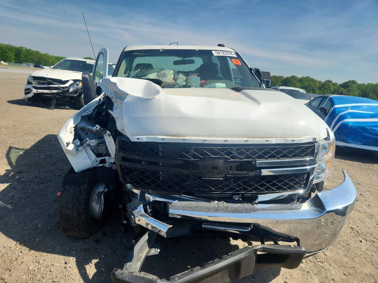 2013 Chevrolet Silverado K2500 Heavy Duty White vin: 1GC1KVCG2DF184154
