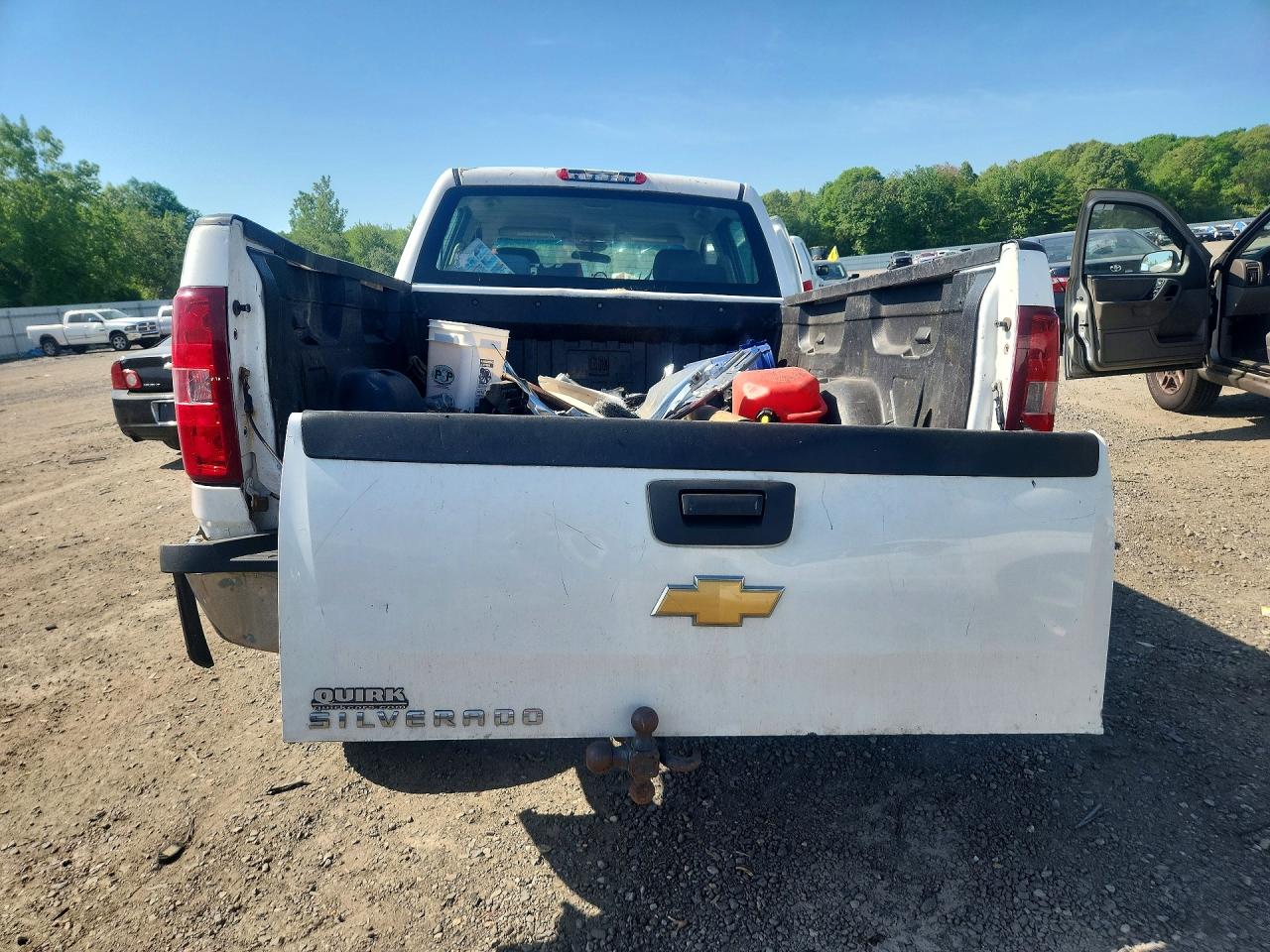 2013 Chevrolet Silverado K2500 Heavy Duty White vin: 1GC1KVCG2DF184154