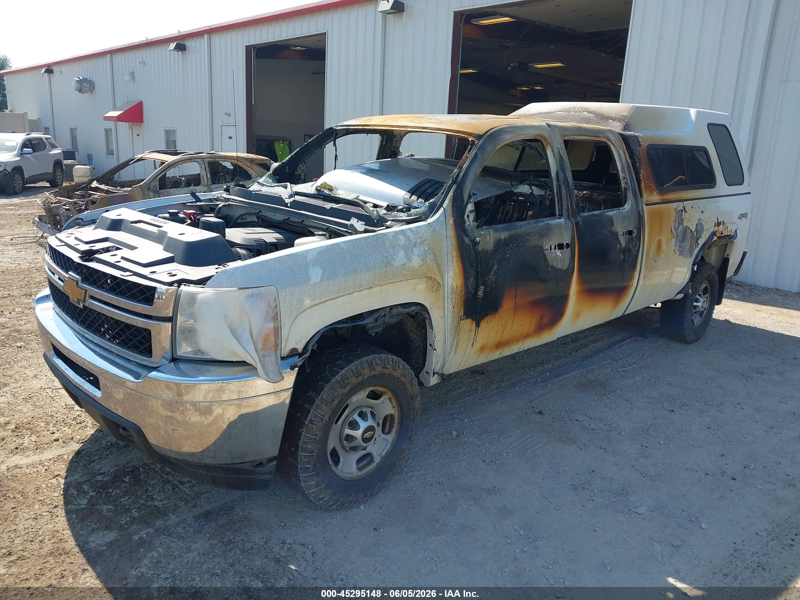 2013 Chevrolet Silverado 2500hd Work Truck White vin: 1GC1KVCG2DF187751