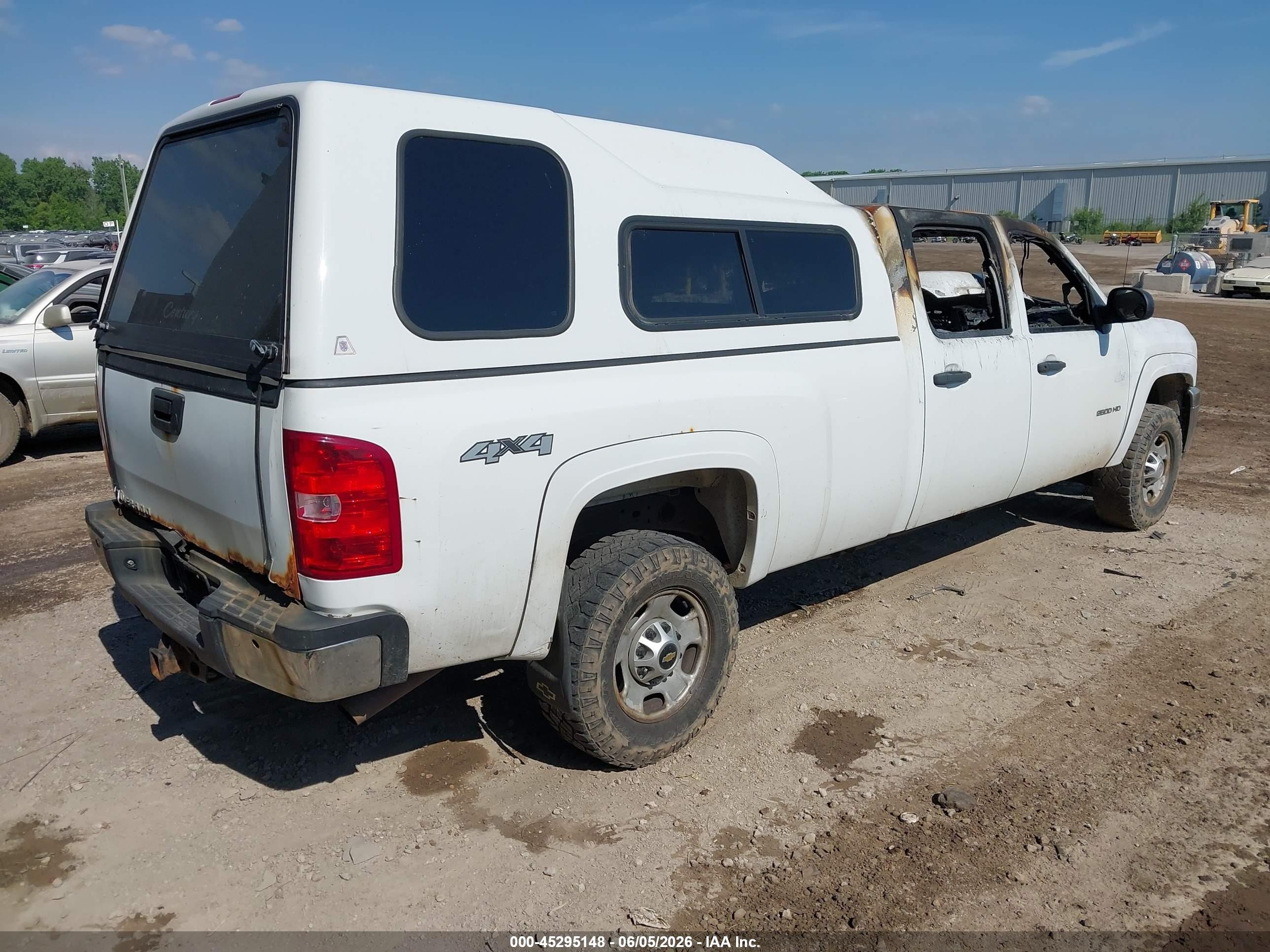 2013 Chevrolet Silverado 2500hd Work Truck White vin: 1GC1KVCG2DF187751