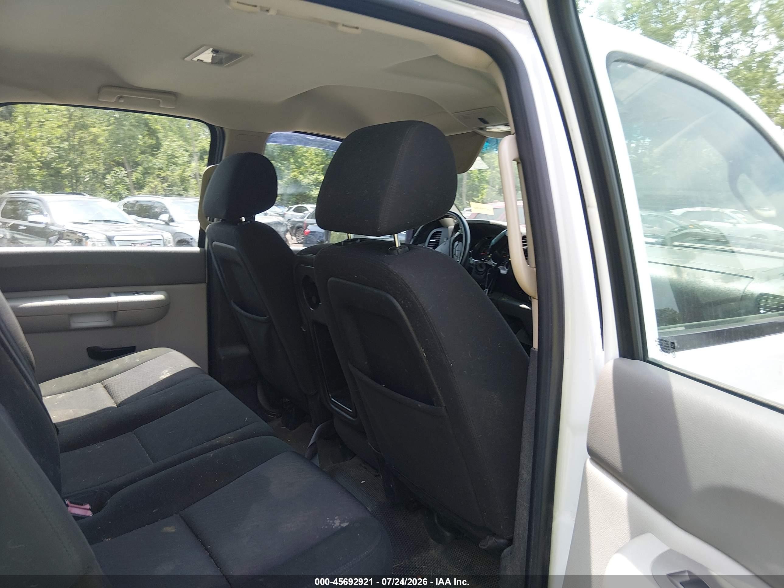 2011 Chevrolet Silverado 2500hd Work Truck White vin: 1GC1KVCG3BF226814
