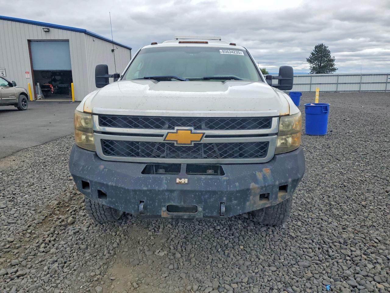 2014 Chevrolet Silverado K2500 Heavy Duty White vin: 1GC1KVCG4EF179796