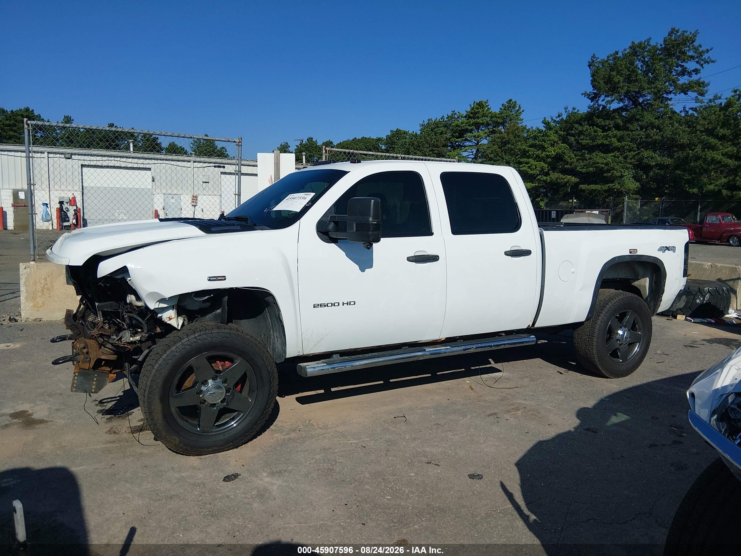 2014 Chevrolet Silverado 2500hd Work Truck White vin: 1GC1KVCG8EF152732