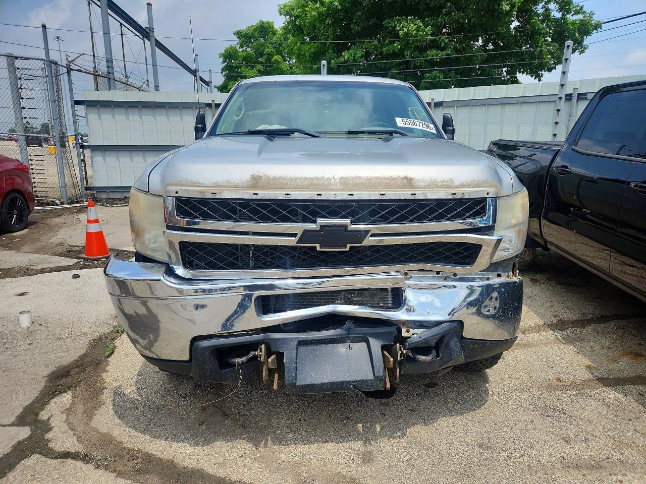 2011 Chevrolet Silverado Silver vin: 1GC1KVCGXBF211744