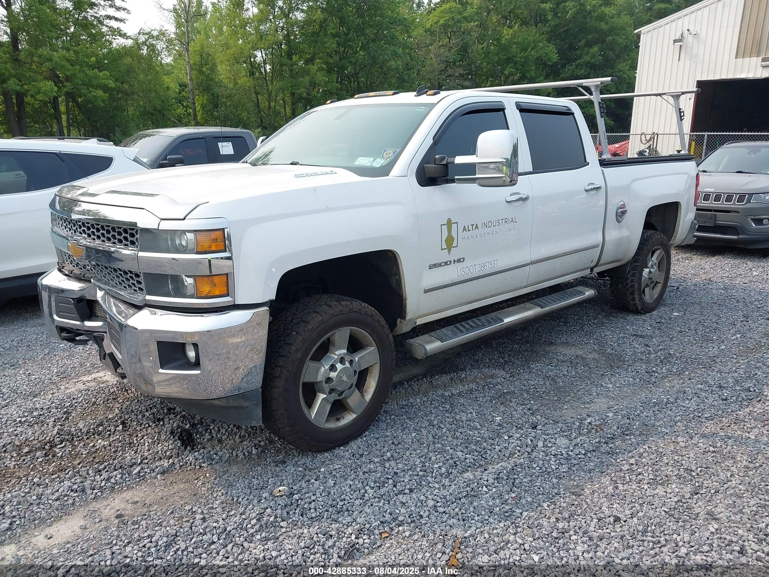2015 Chevrolet Silverado 2500hd Lt White vin: 1GC1KVE81FF162543