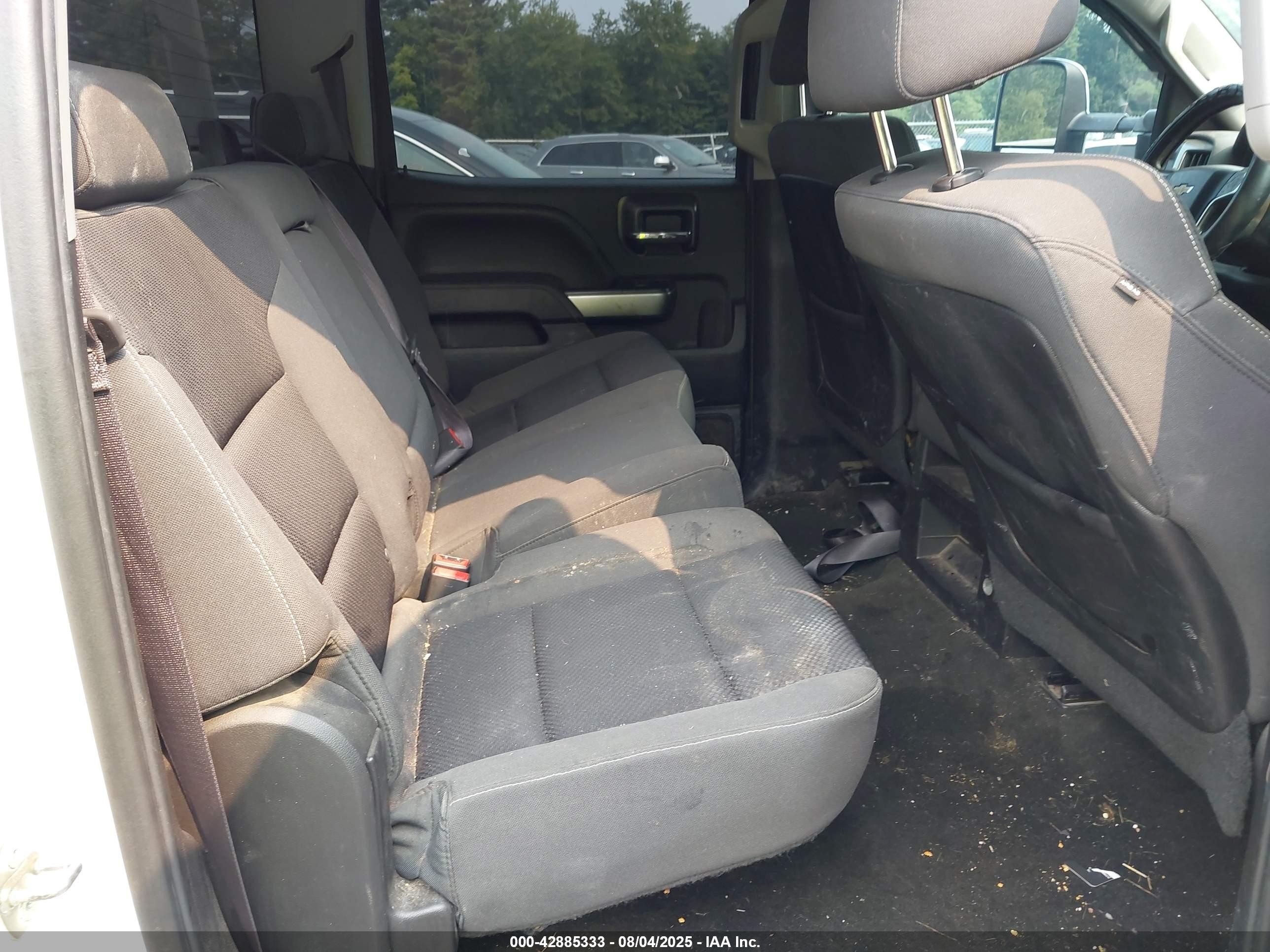 2015 Chevrolet Silverado 2500hd Lt White vin: 1GC1KVE81FF162543