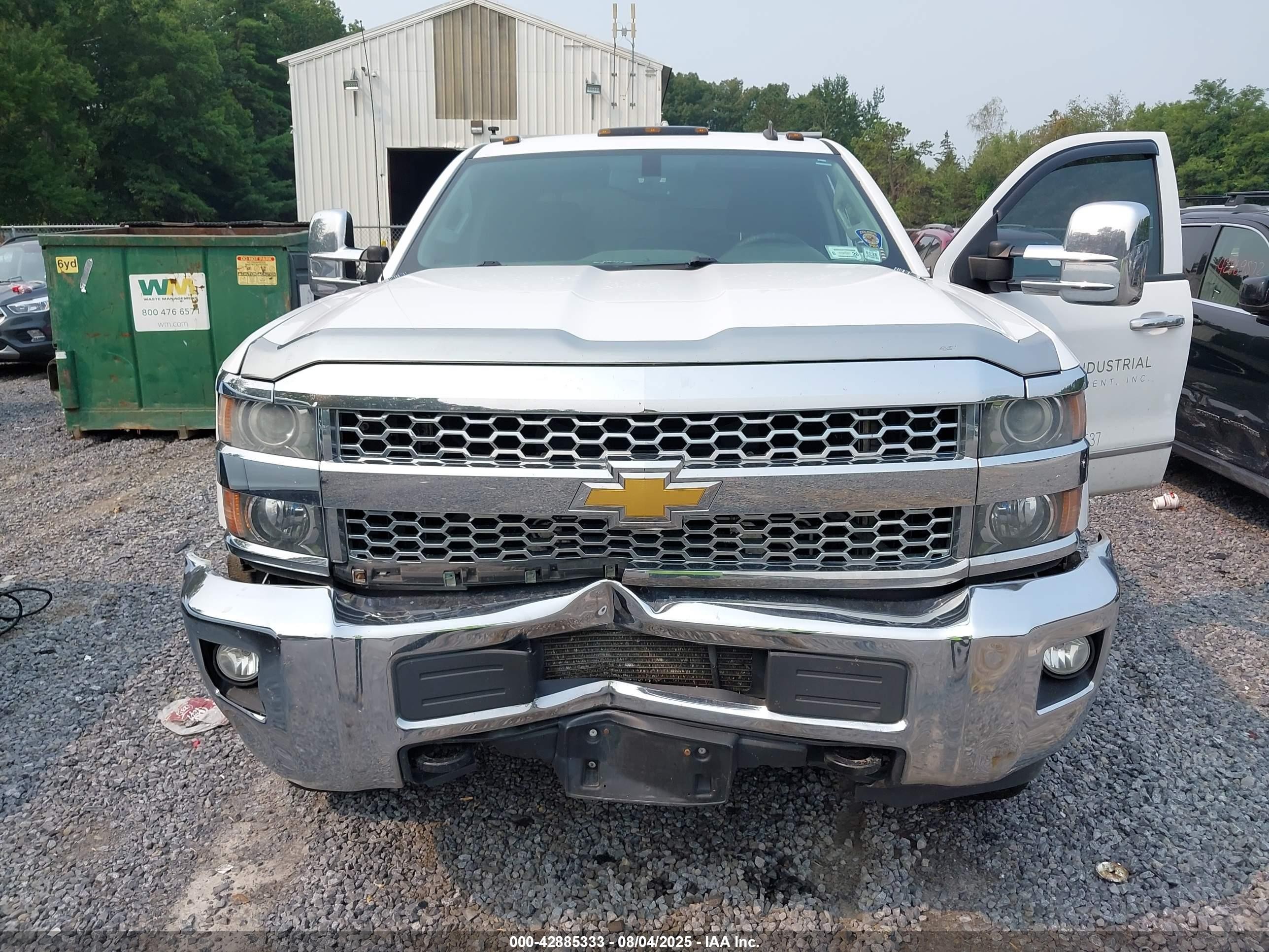 2015 Chevrolet Silverado 2500hd Lt White vin: 1GC1KVE81FF162543