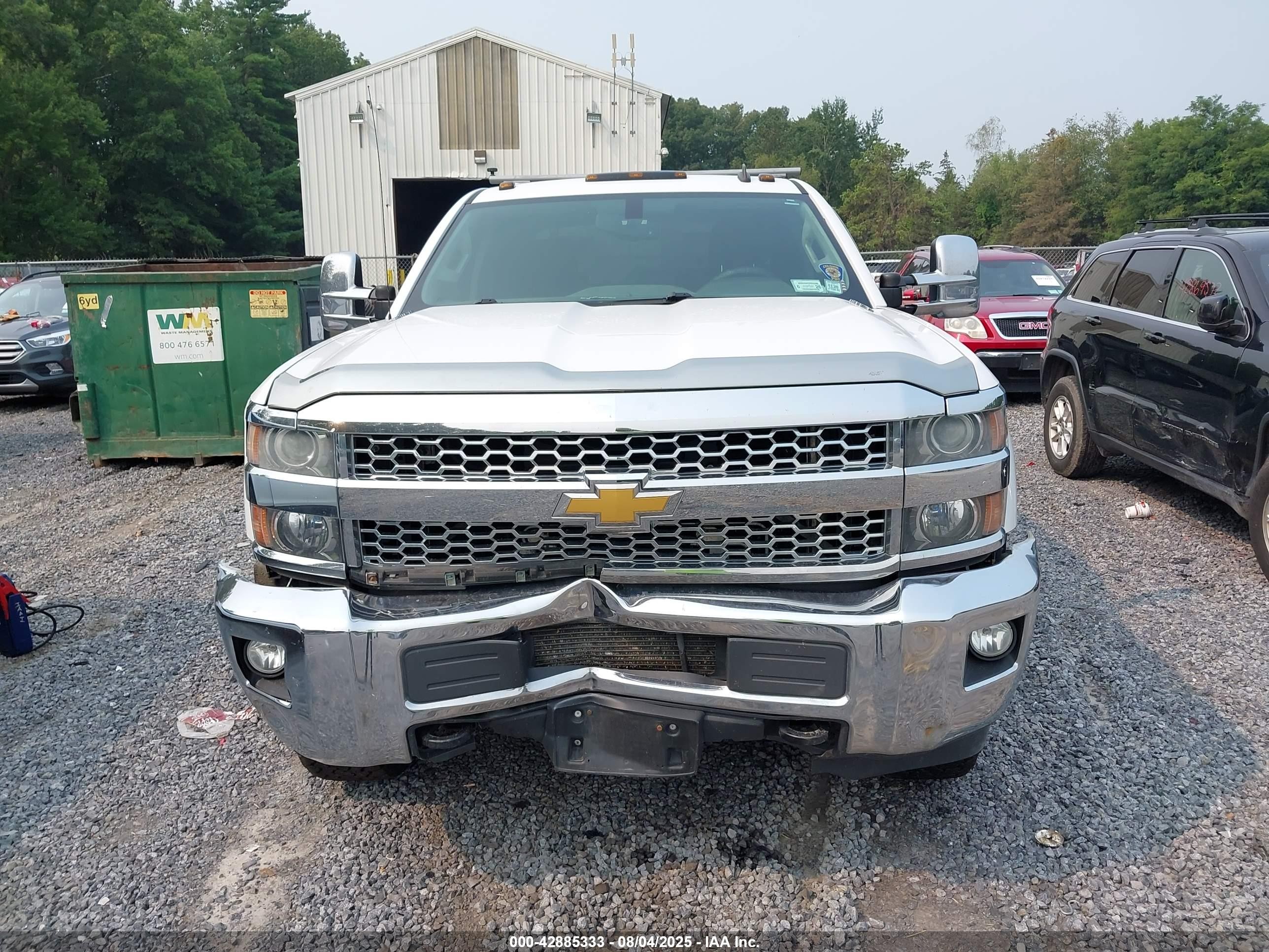 2015 Chevrolet Silverado 2500hd Lt White vin: 1GC1KVE81FF162543