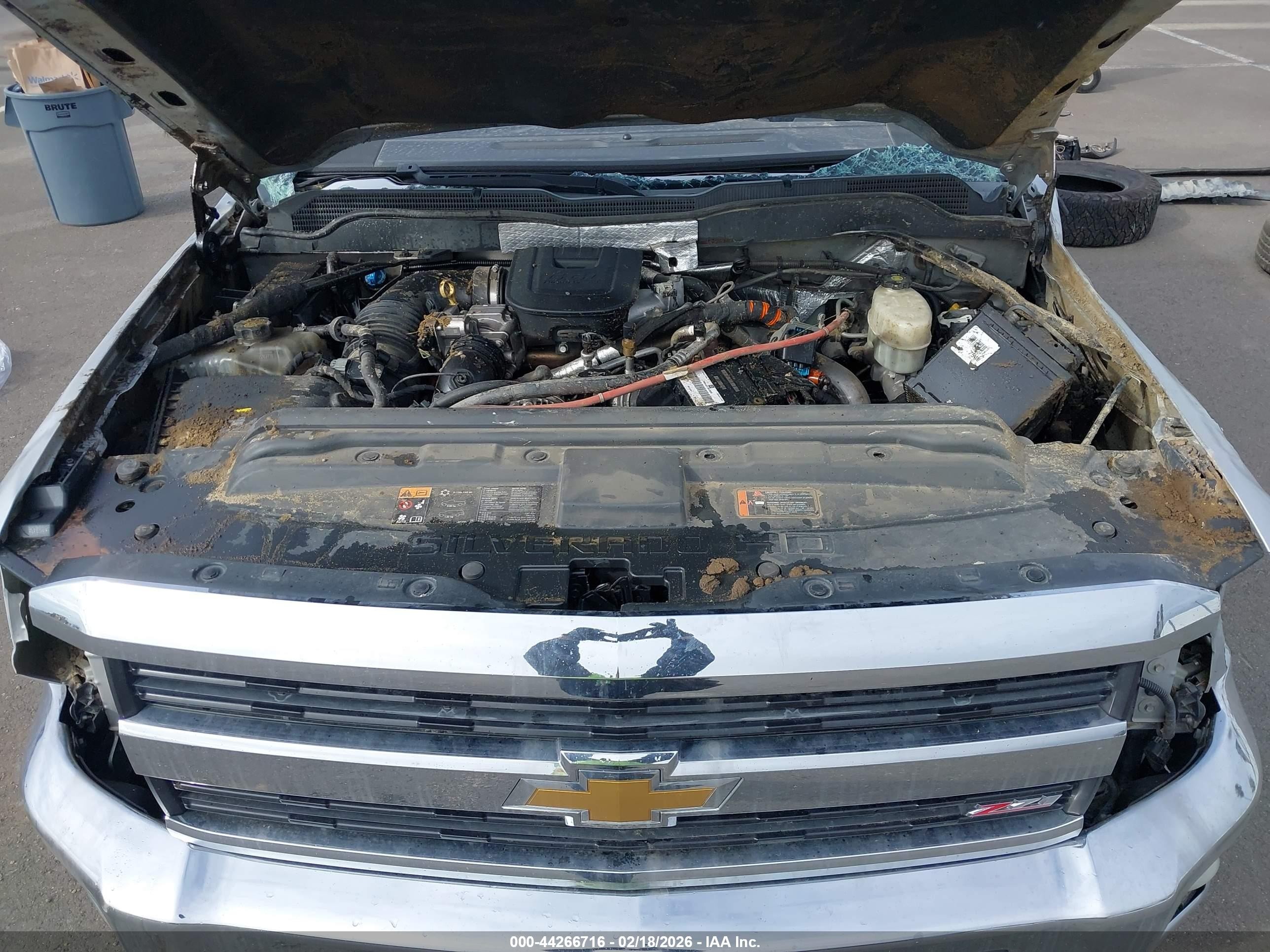 2015 Chevrolet Silverado 2500hd Lt White vin: 1GC1KVE84FF120402