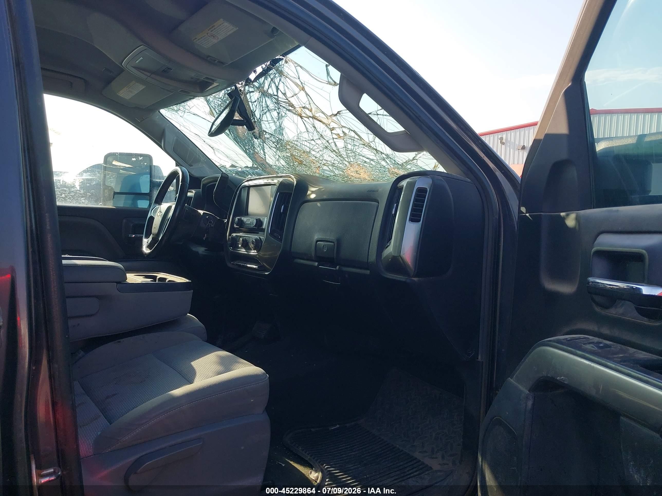 2015 Chevrolet Silverado 2500hd Lt Gray vin: 1GC1KVE84FF580014