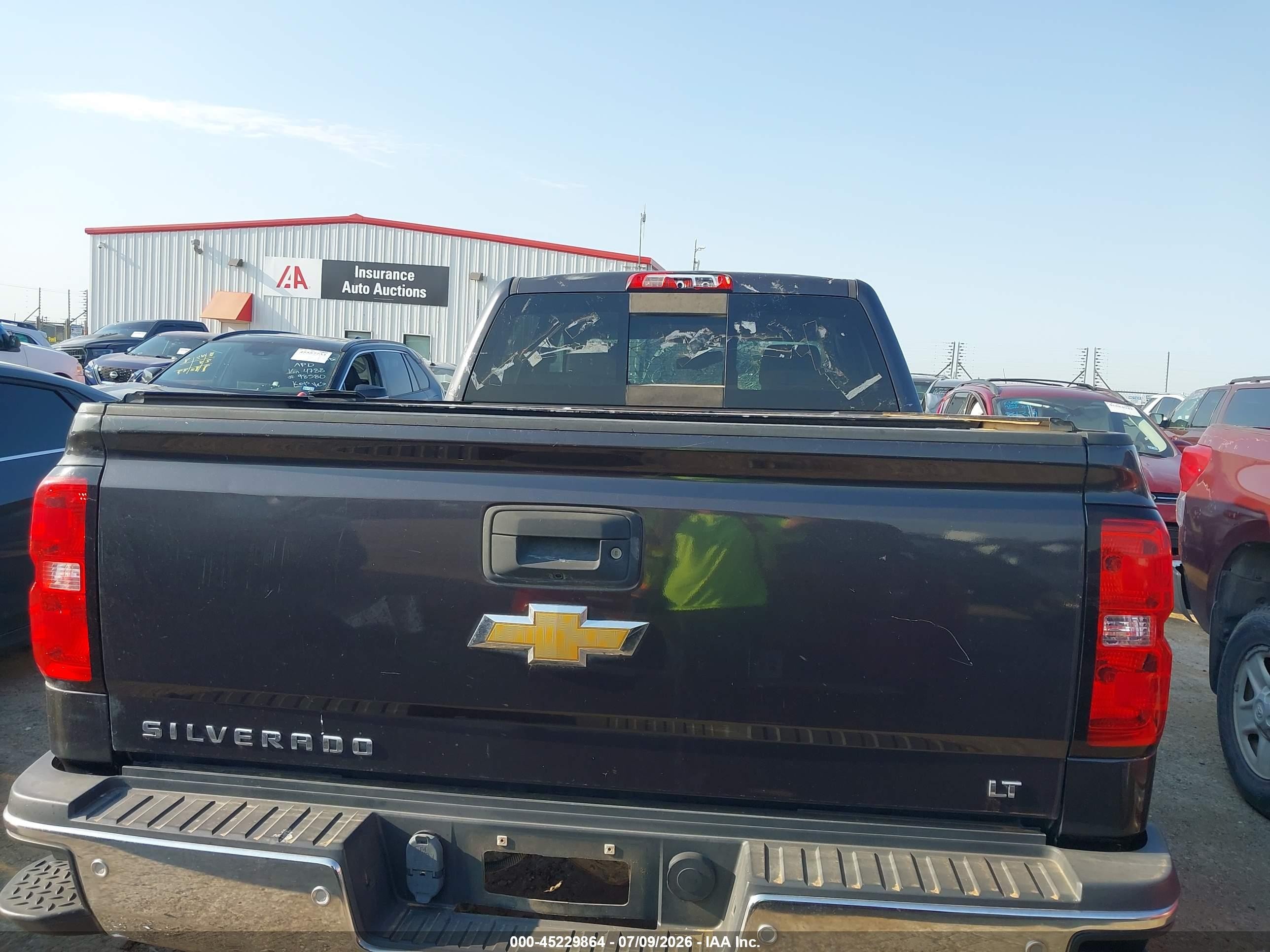 2015 Chevrolet Silverado 2500hd Lt Gray vin: 1GC1KVE84FF580014