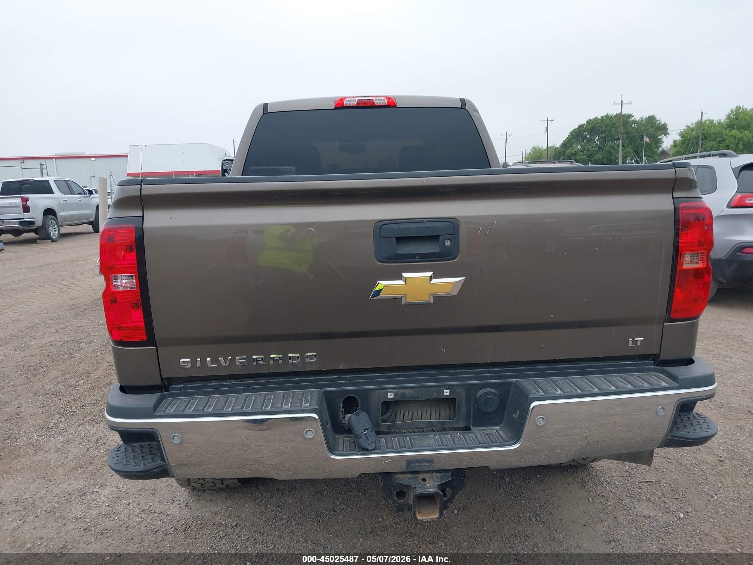 2015 Chevrolet Silverado 2500hd Lt Коричневый vin: 1GC1KVE85FF148113