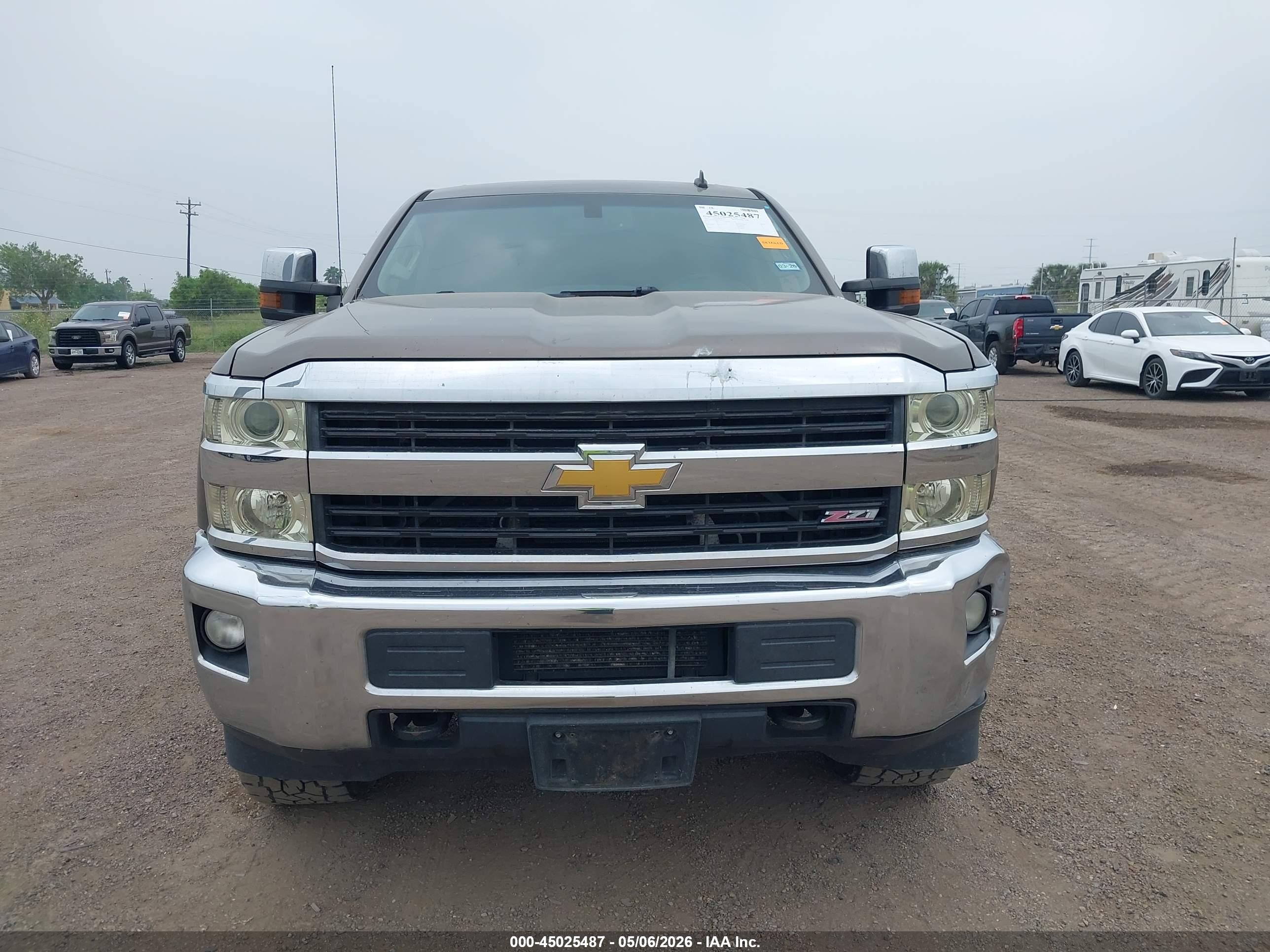 2015 Chevrolet Silverado 2500hd Lt Коричневый vin: 1GC1KVE85FF148113