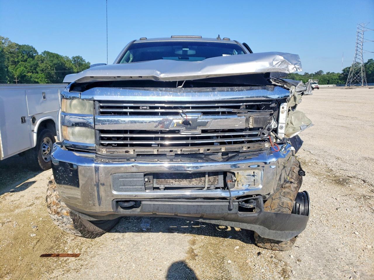 2015 Chevrolet Silverado K2500 Heavy Duty Lt Silver vin: 1GC1KVE86FF145060