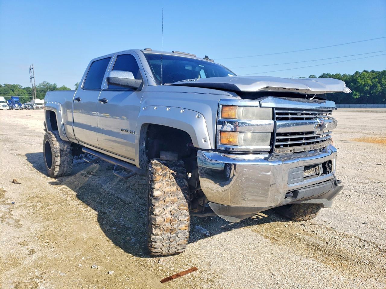 2015 Chevrolet Silverado K2500 Heavy Duty Lt Silver vin: 1GC1KVE86FF145060