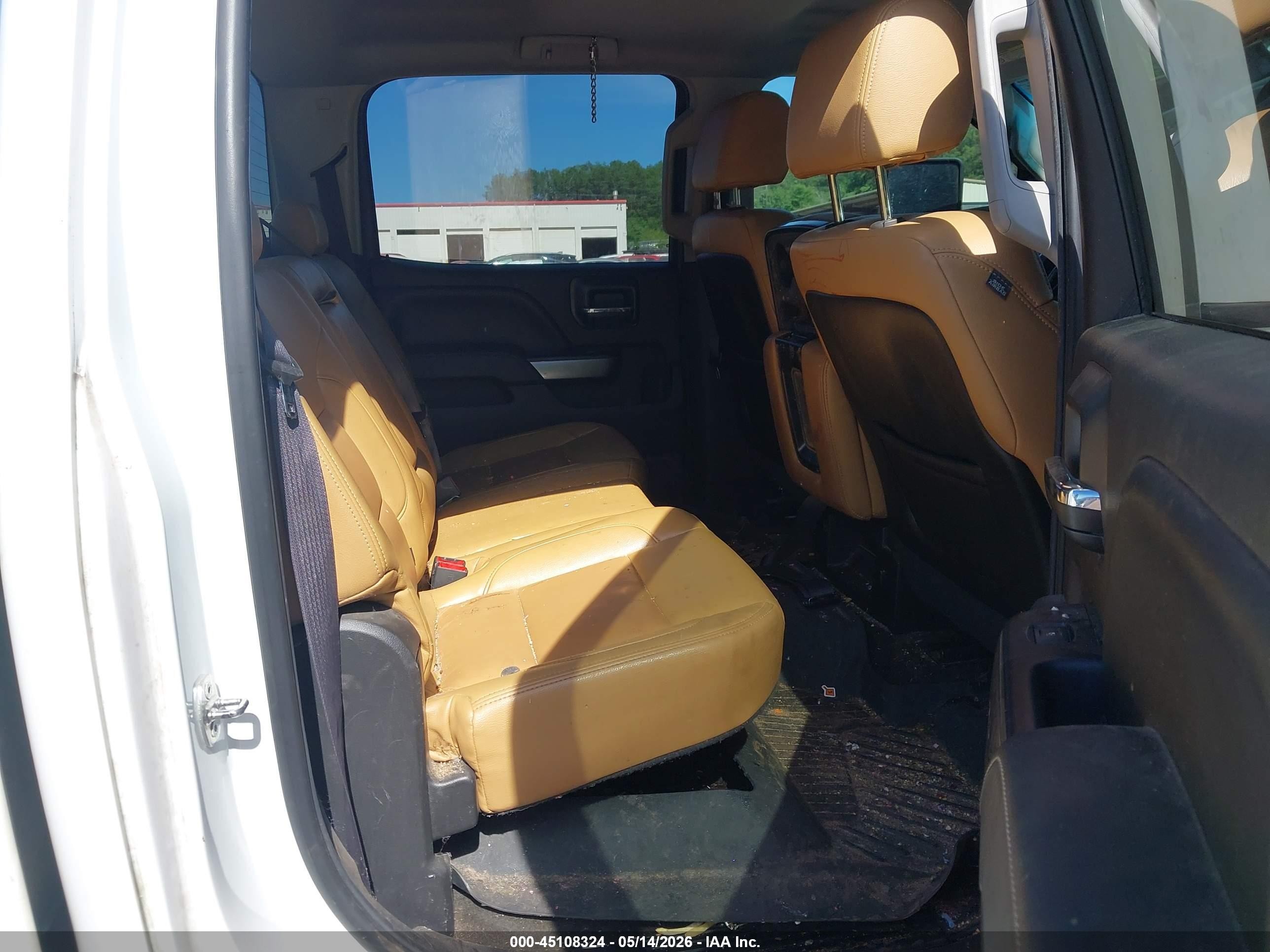 2015 Chevrolet Silverado 2500hd Lt White vin: 1GC1KVE86FF611781