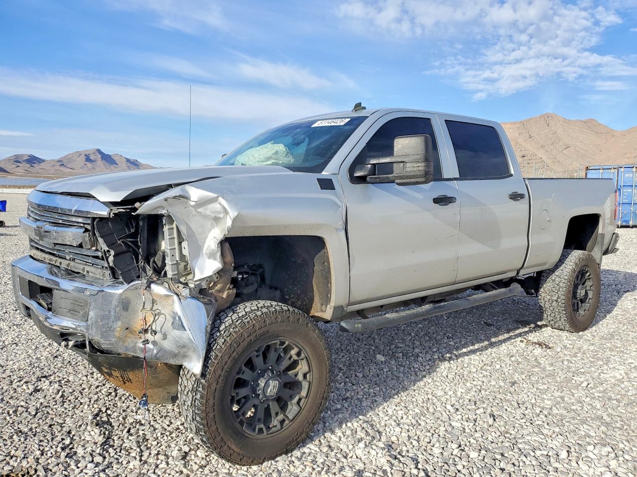 2015 Chevrolet Silverado K2500 Heavy Duty Lt Silver vin: 1GC1KVE87FF163454