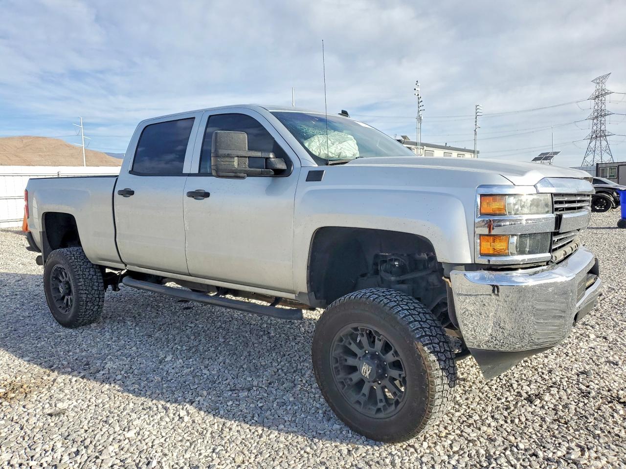 2015 Chevrolet Silverado K2500 Heavy Duty Lt Silver vin: 1GC1KVE87FF163454