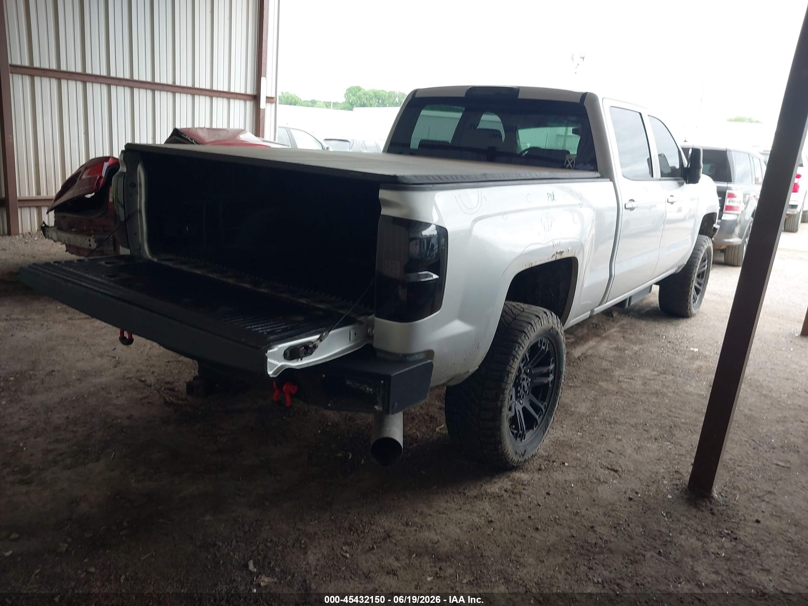2015 Chevrolet Silverado 2500hd Lt Silver vin: 1GC1KVE88FF561529
