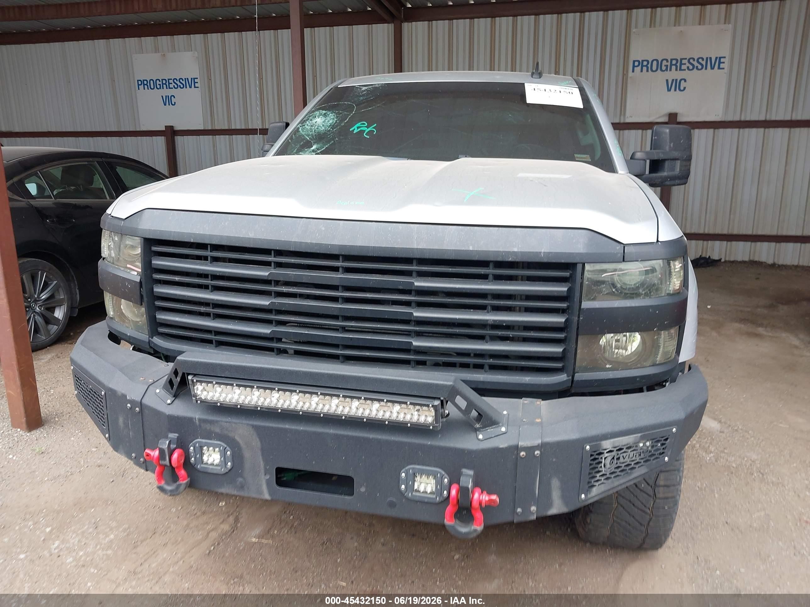 2015 Chevrolet Silverado 2500hd Lt Silver vin: 1GC1KVE88FF561529