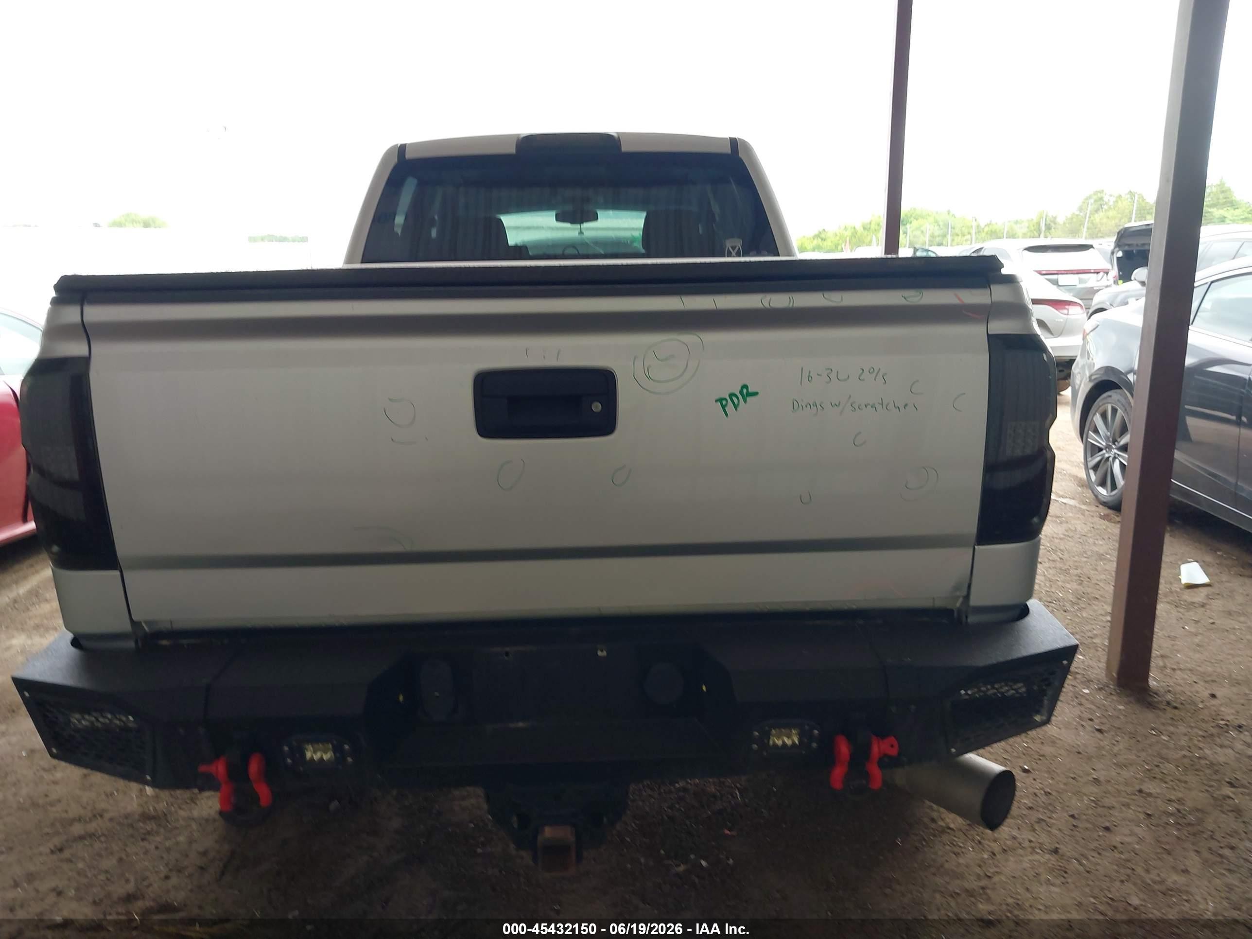 2015 Chevrolet Silverado 2500hd Lt Silver vin: 1GC1KVE88FF561529