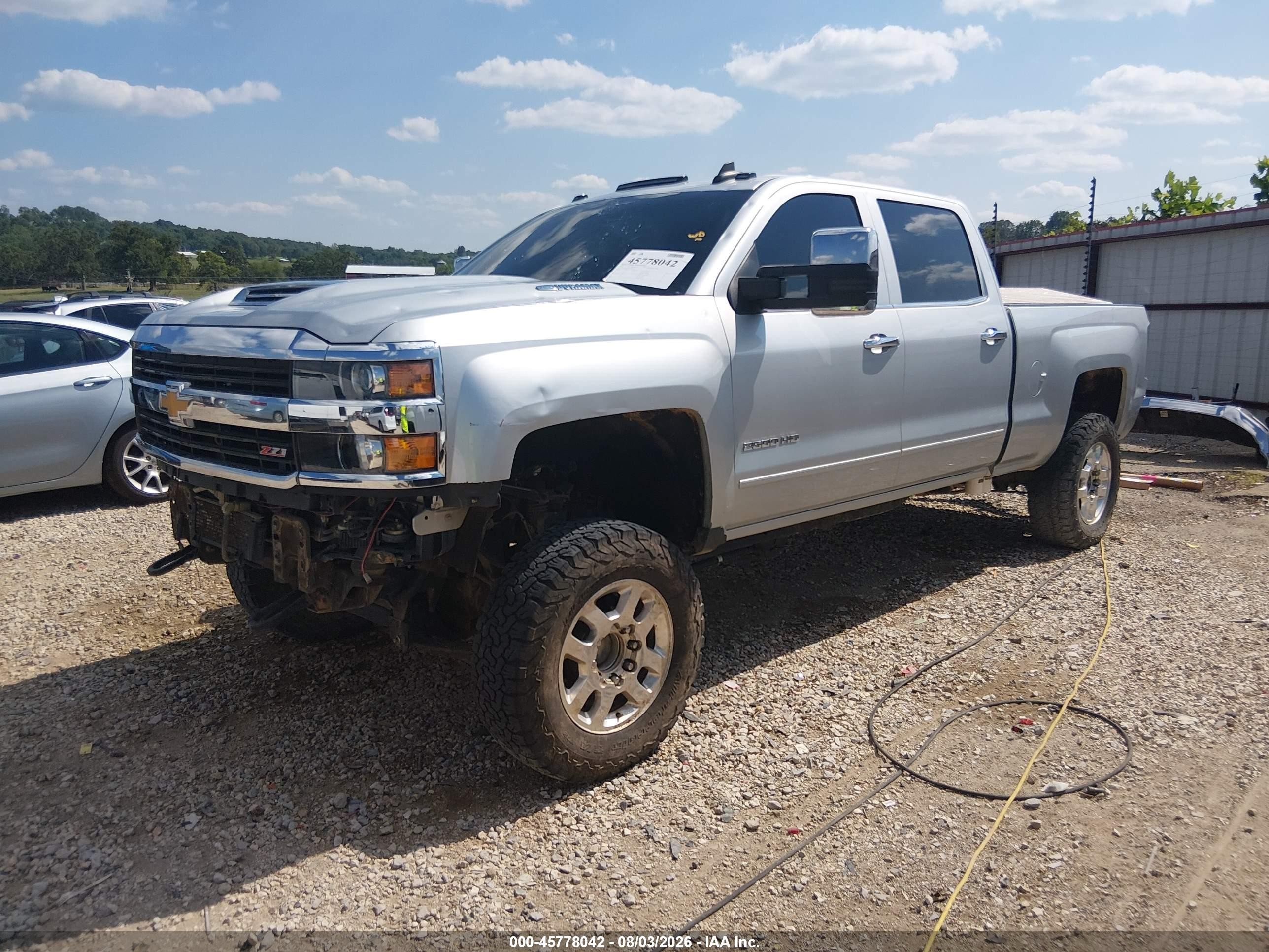 2015 Chevrolet Silverado 2500hd Built After Aug 14 Lt Silver vin: 1GC1KVE89FF588545