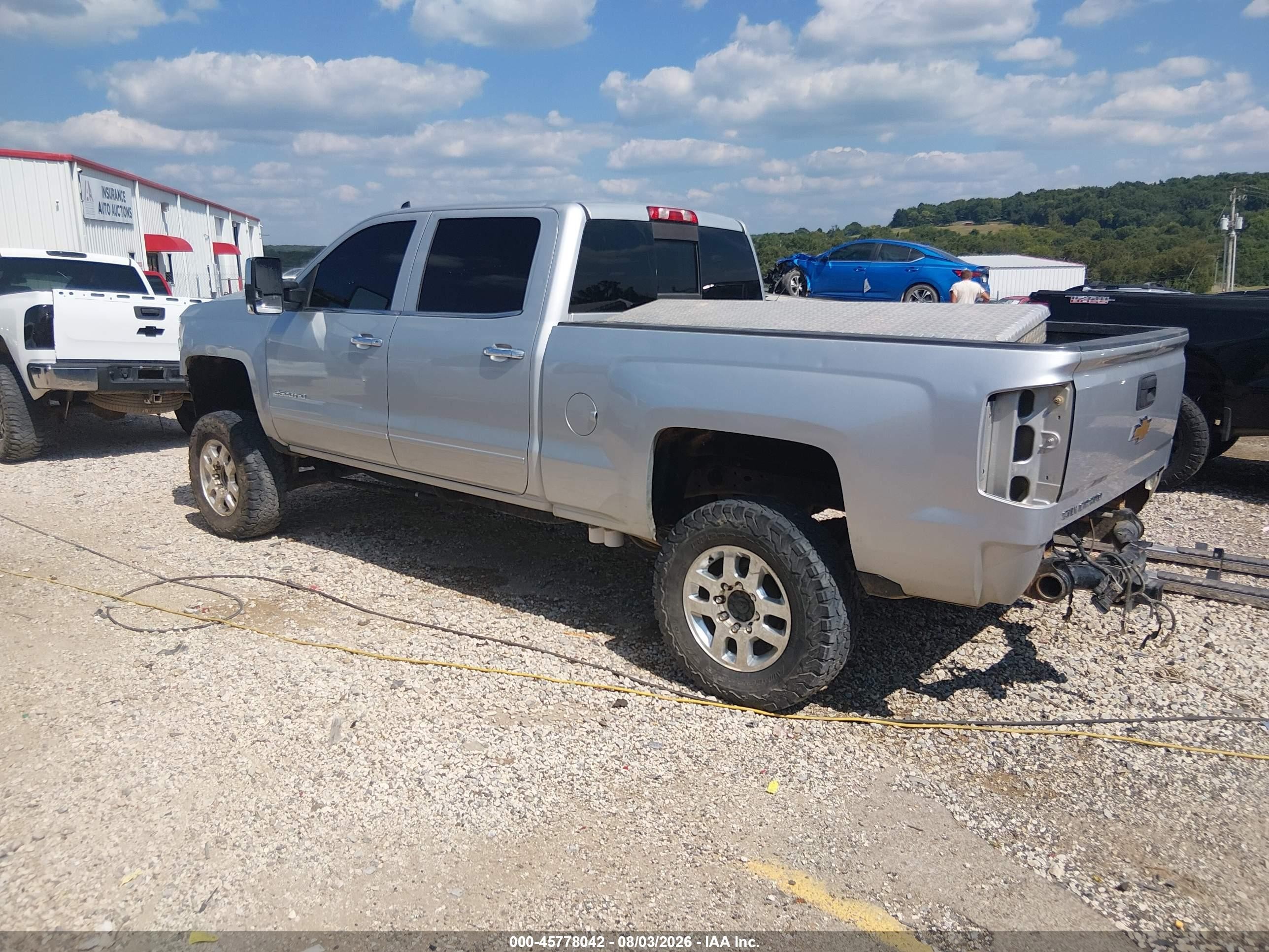 2015 Chevrolet Silverado 2500hd Built After Aug 14 Lt Silver vin: 1GC1KVE89FF588545