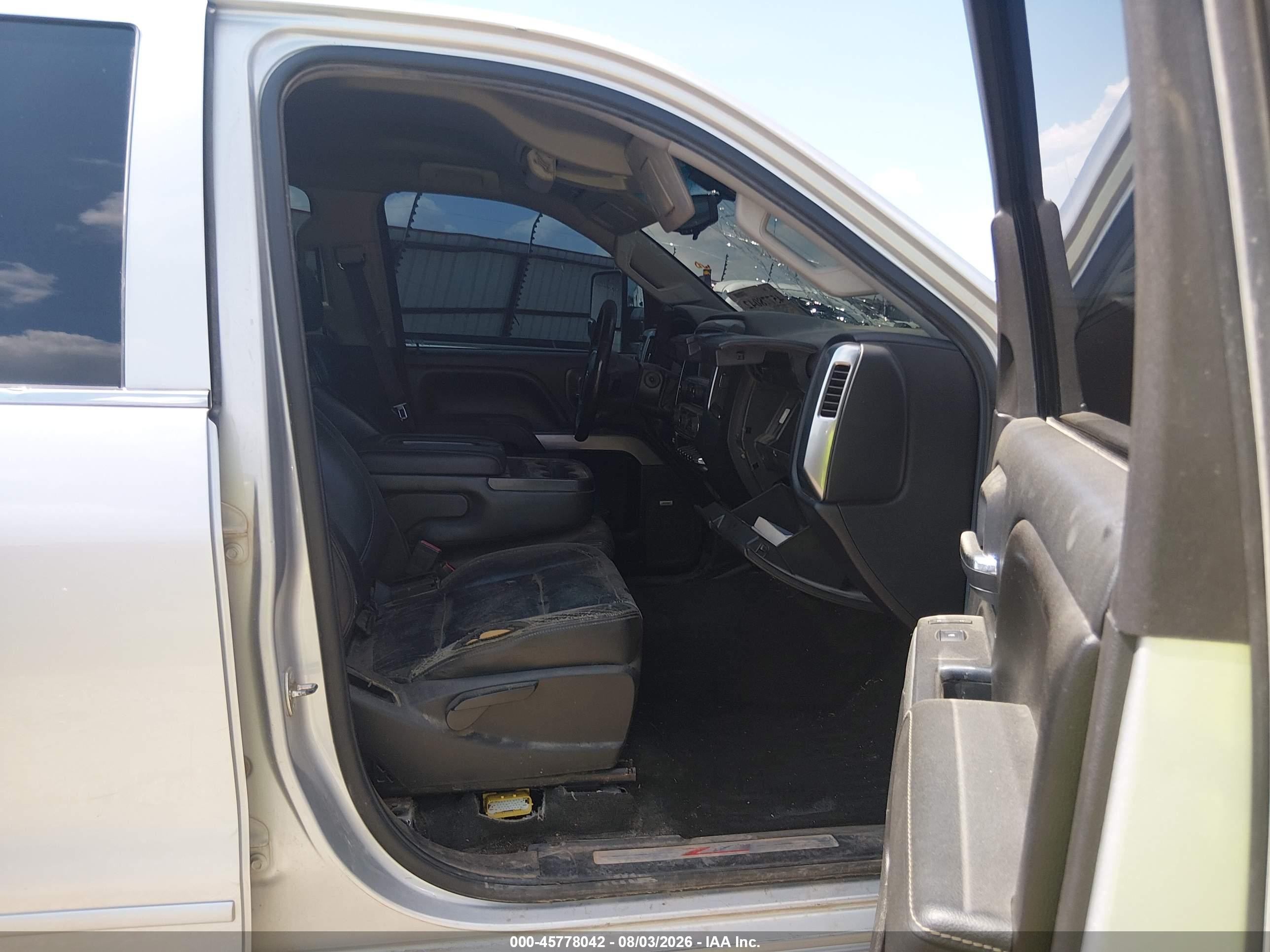 2015 Chevrolet Silverado 2500hd Built After Aug 14 Lt Silver vin: 1GC1KVE89FF588545
