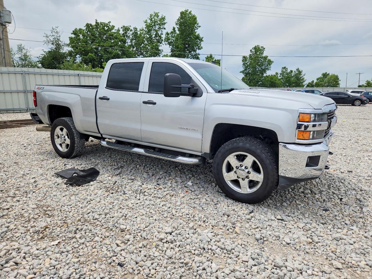 2015 Chevrolet Silverado K2500 Heavy Duty Lt Silver vin: 1GC1KVE8XFF127533