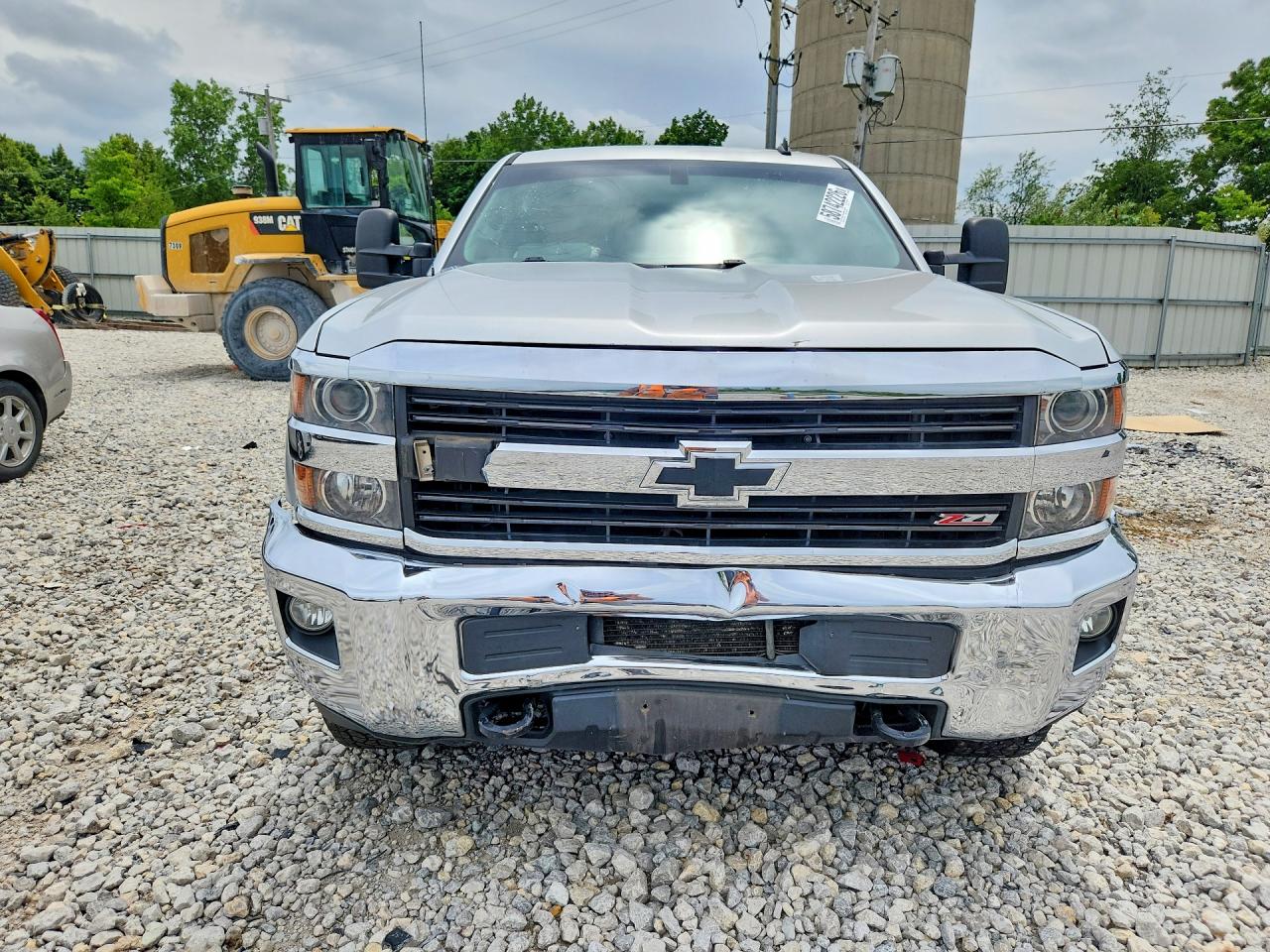 2015 Chevrolet Silverado K2500 Heavy Duty Lt Silver vin: 1GC1KVE8XFF127533