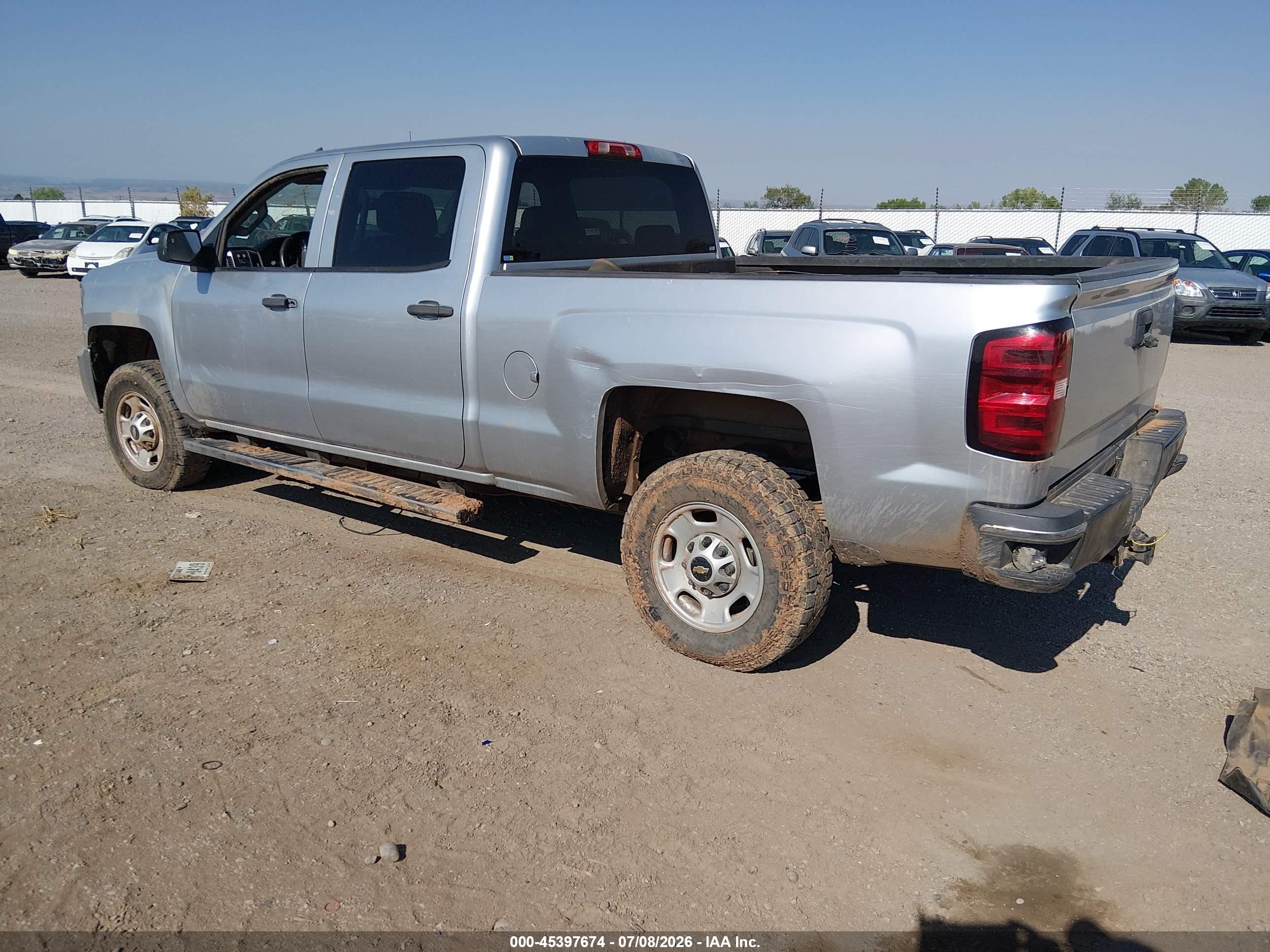 2015 Chevrolet Silverado 2500hd Lt Silver vin: 1GC1KVE8XFF142713
