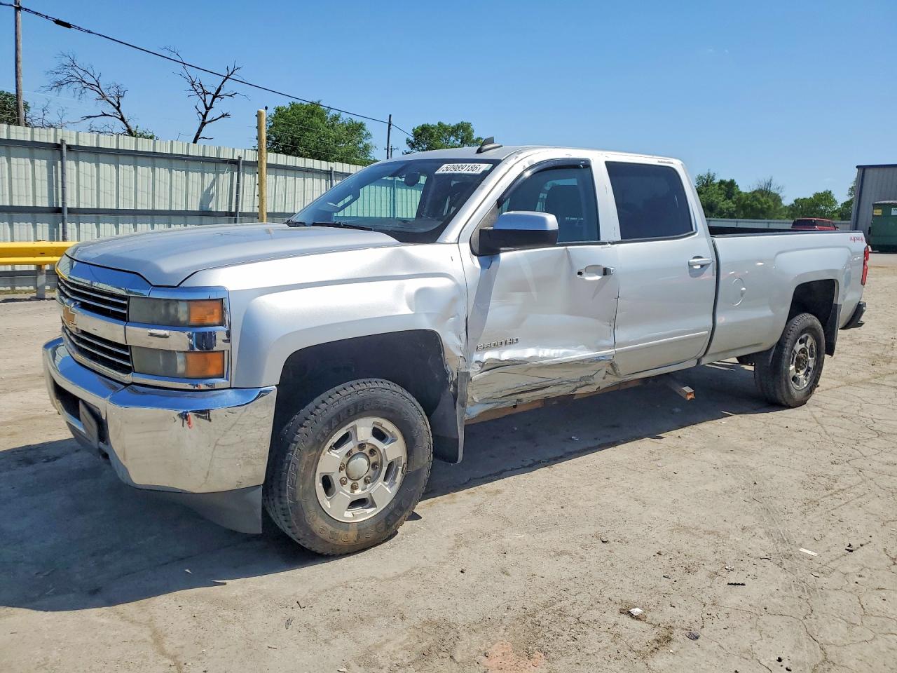 2015 Chevrolet Silverado K2500 Heavy Duty Lt Silver vin: 1GC1KVEBXFF543044
