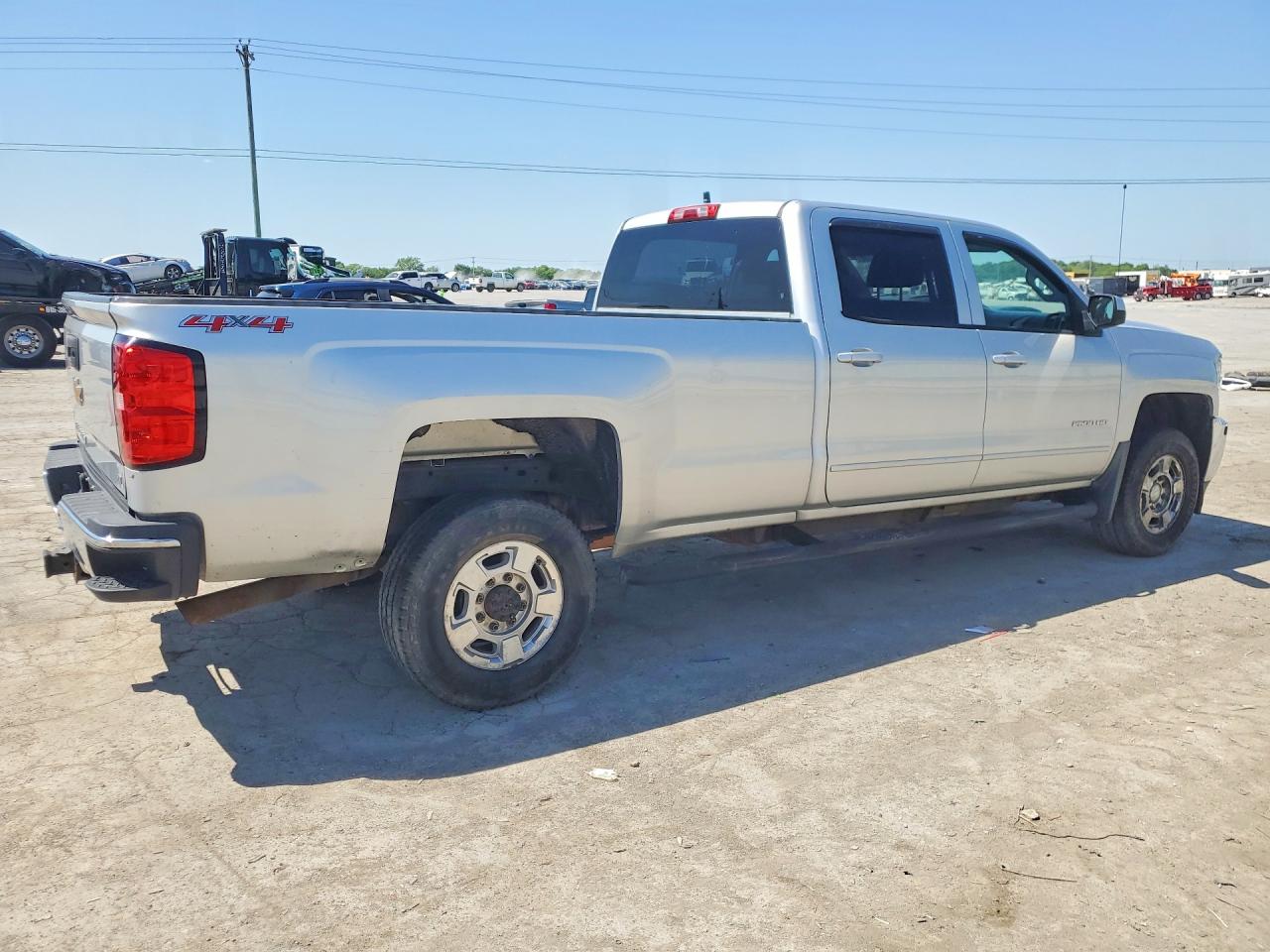 2015 Chevrolet Silverado K2500 Heavy Duty Lt Silver vin: 1GC1KVEBXFF543044