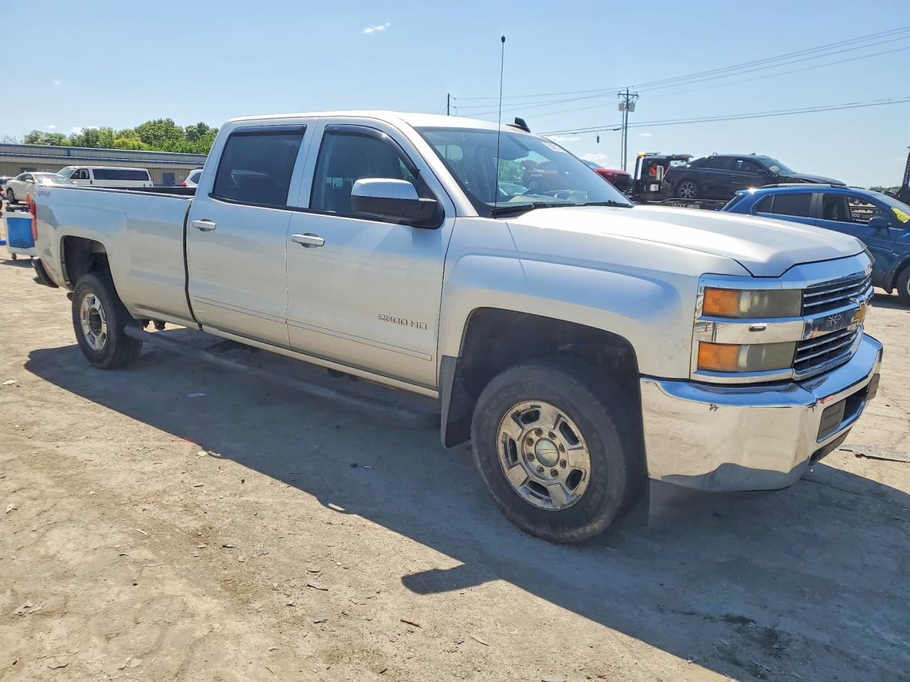 2015 Chevrolet Silverado K2500 Heavy Duty Lt Silver vin: 1GC1KVEBXFF543044