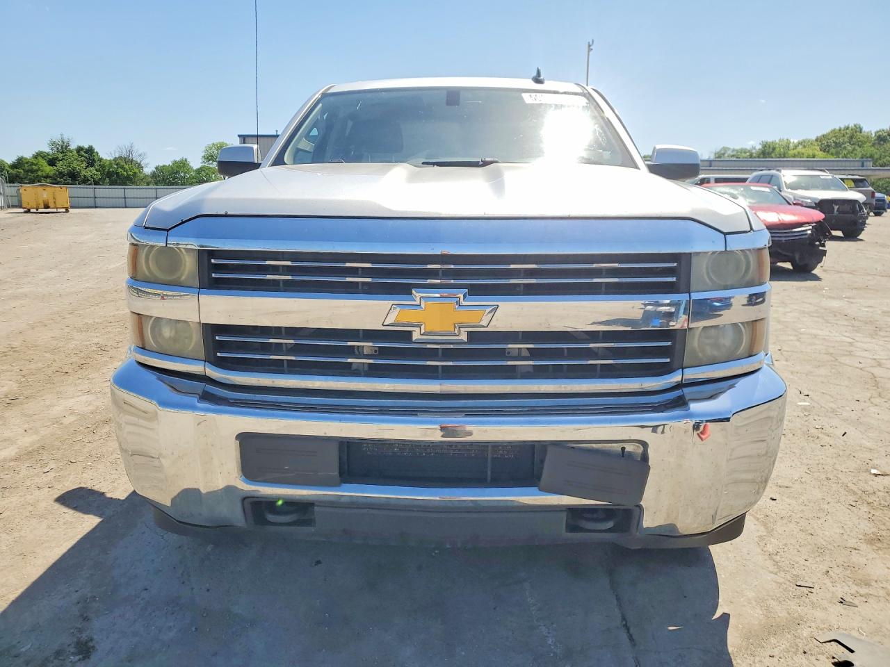 2015 Chevrolet Silverado K2500 Heavy Duty Lt Silver vin: 1GC1KVEBXFF543044