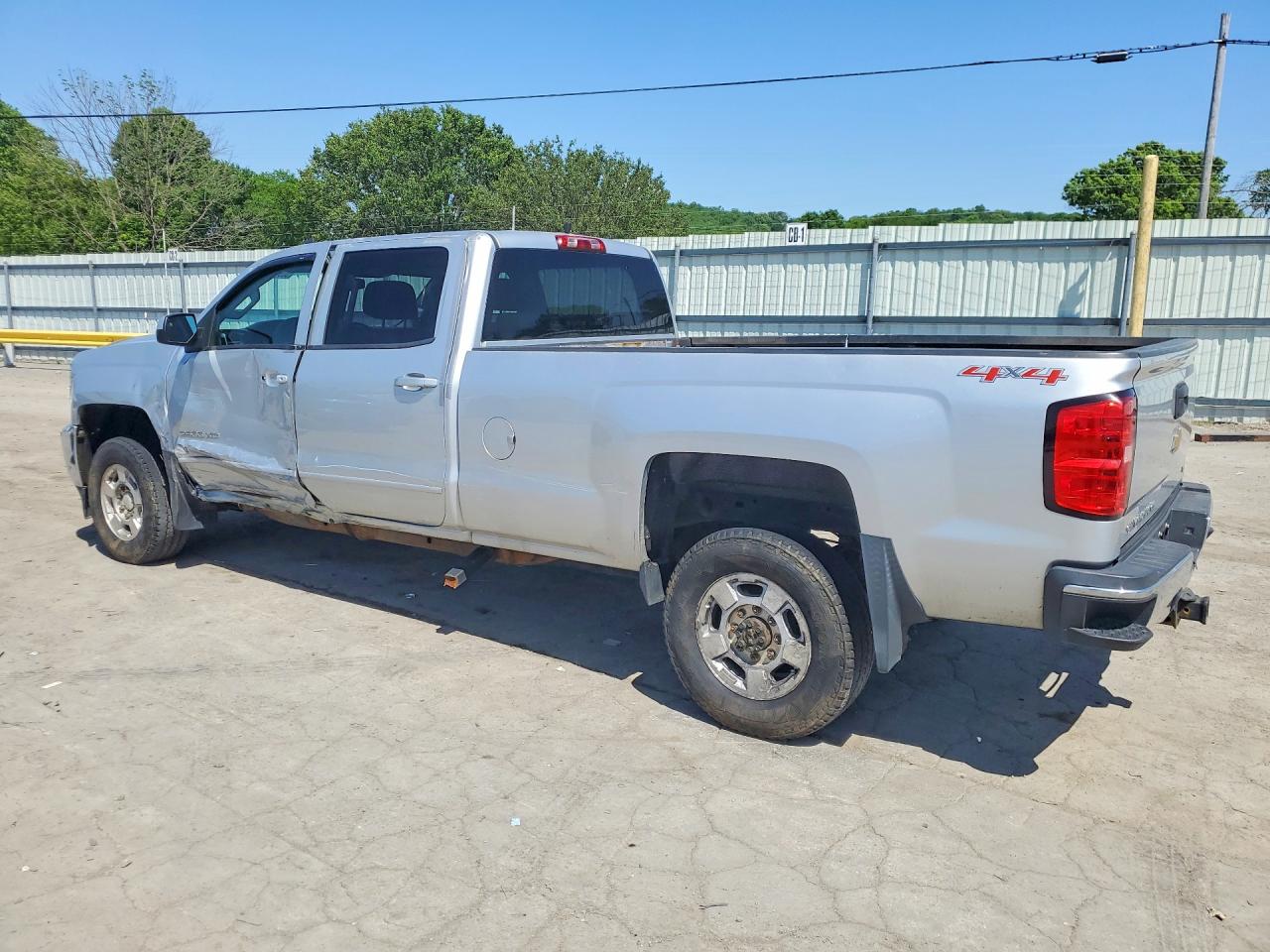 2015 Chevrolet Silverado K2500 Heavy Duty Lt Silver vin: 1GC1KVEBXFF543044