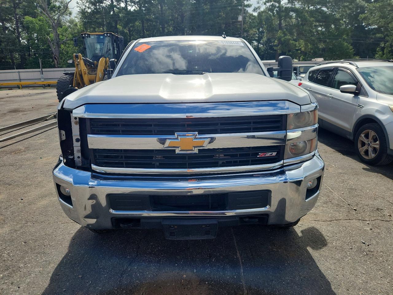 2015 Chevrolet Silverado K2500 Heavy Duty Lt Silver vin: 1GC1KVEG0FF114474