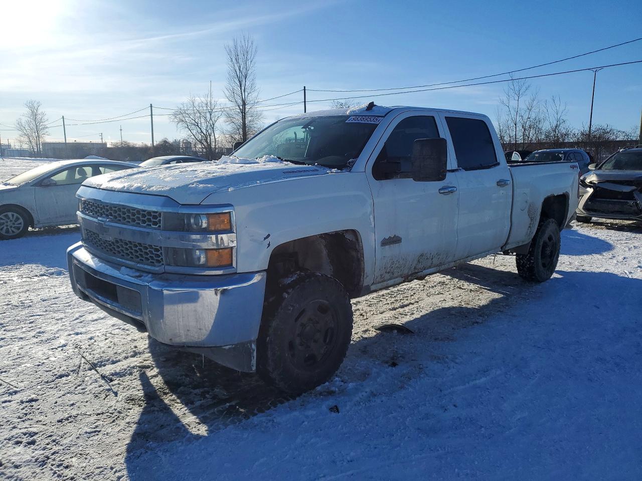 2015 Chevrolet Silverado K2500 Heavy Duty Lt White vin: 1GC1KVEG1FF117447