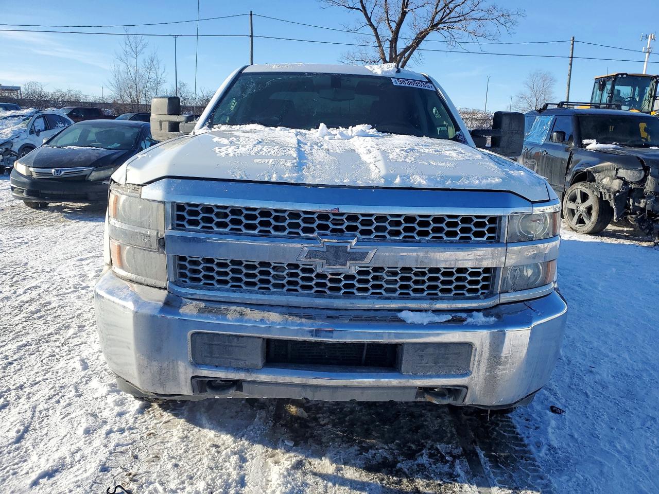 2015 Chevrolet Silverado K2500 Heavy Duty Lt White vin: 1GC1KVEG1FF117447