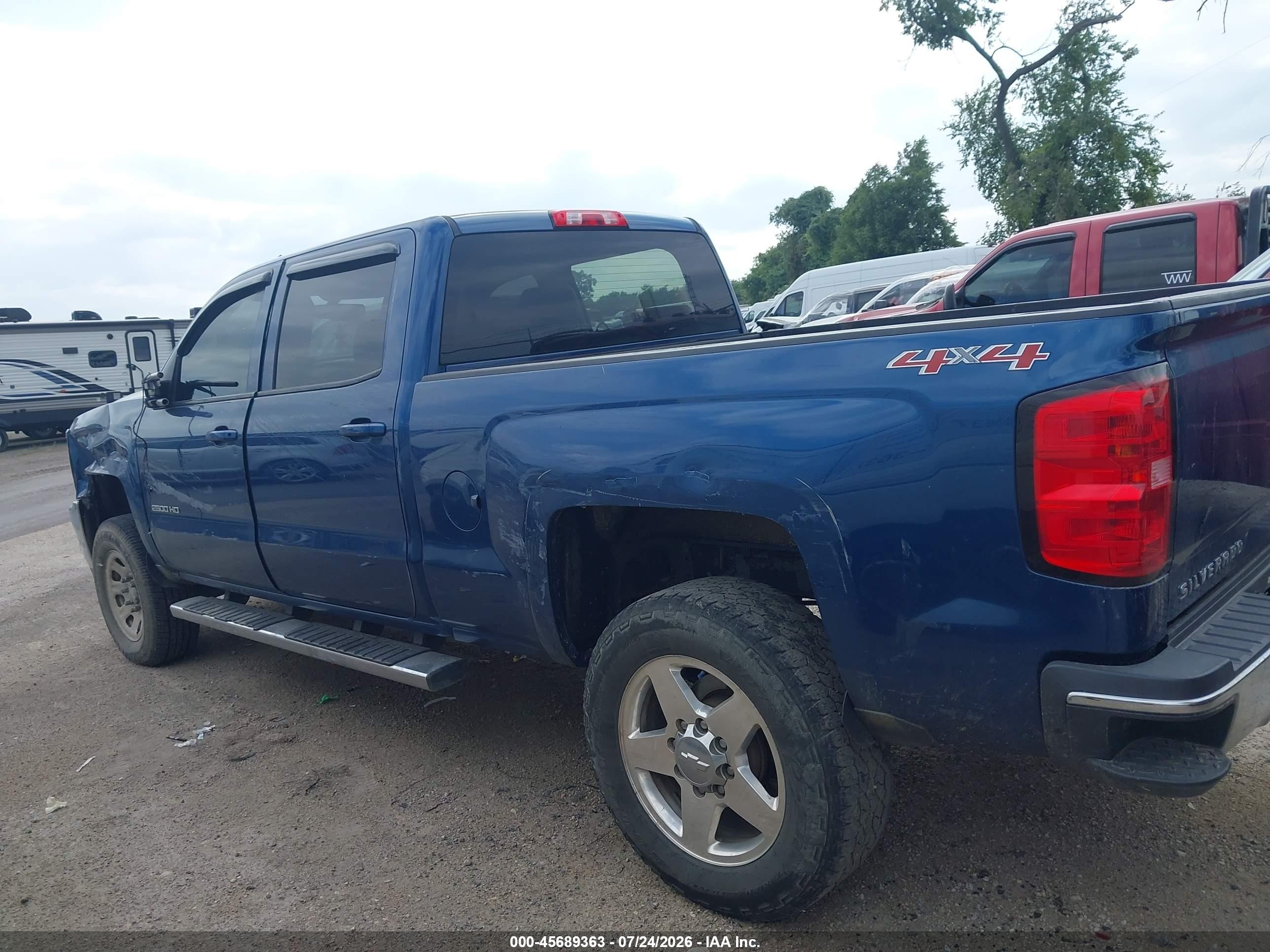 2015 Chevrolet Silverado 2500hd Built After Aug 14 Lt Синий vin: 1GC1KVEG1FF572492