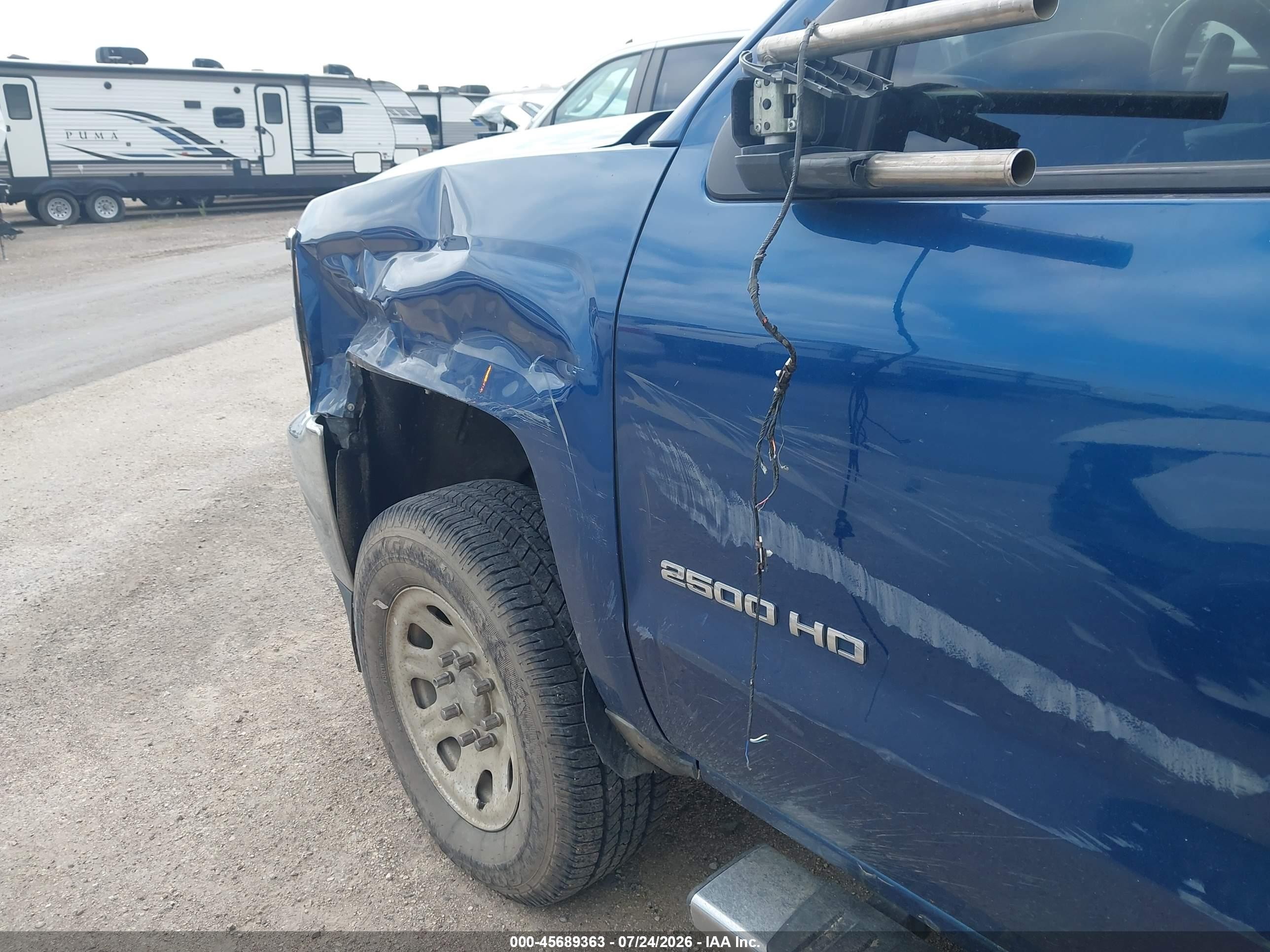 2015 Chevrolet Silverado 2500hd Built After Aug 14 Lt Синий vin: 1GC1KVEG1FF572492