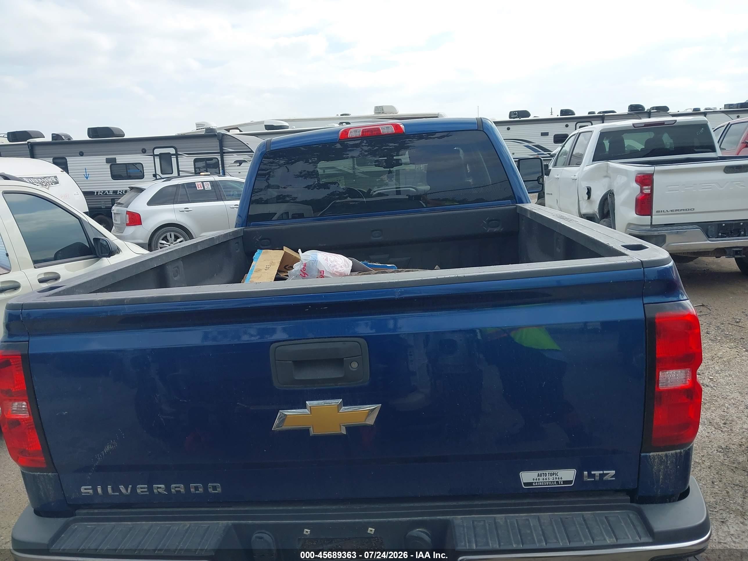 2015 Chevrolet Silverado 2500hd Built After Aug 14 Lt Синий vin: 1GC1KVEG1FF572492