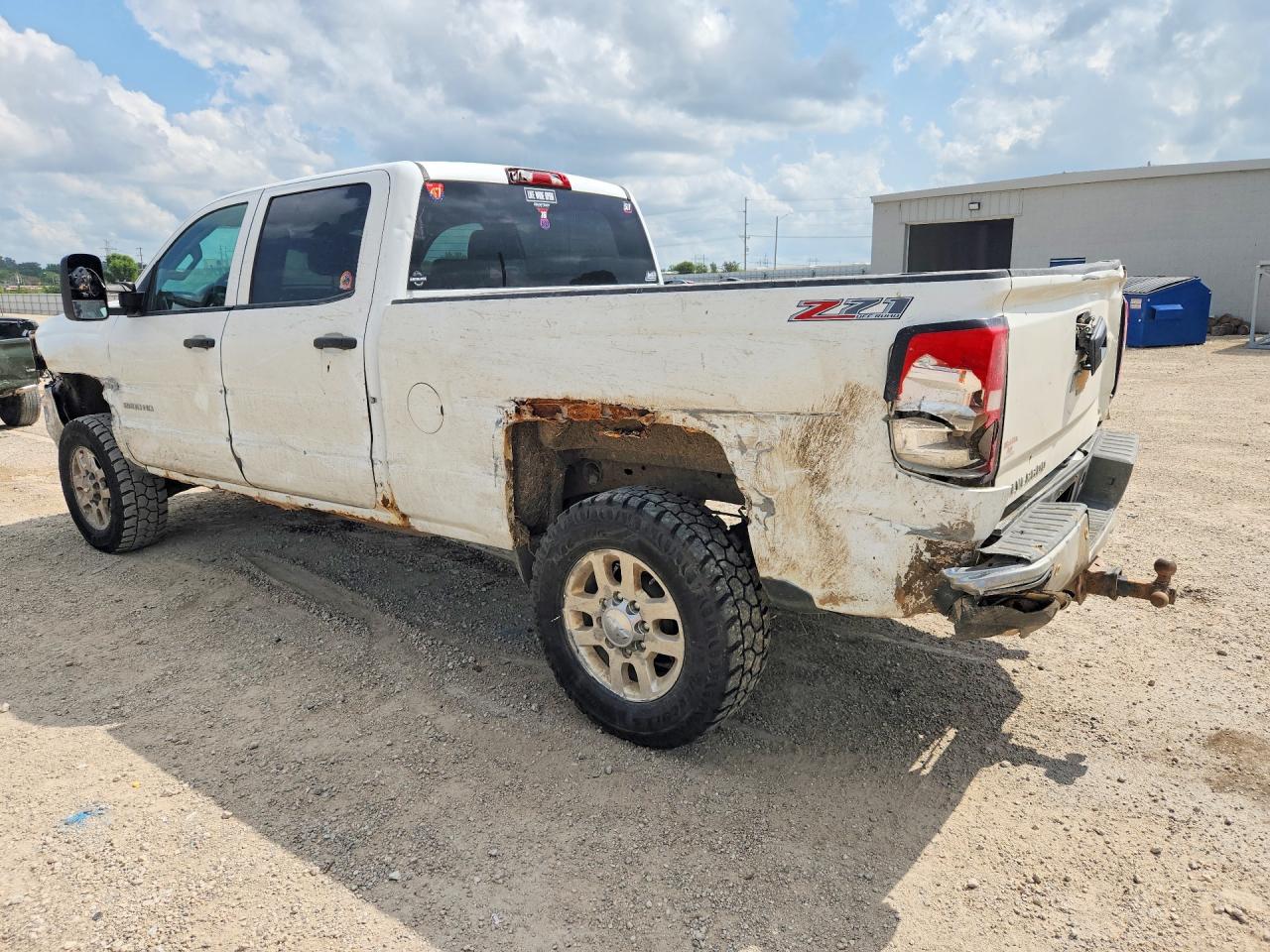2015 Chevrolet Silverado K2500 Heavy Duty Lt White vin: 1GC1KVEG2FF136055