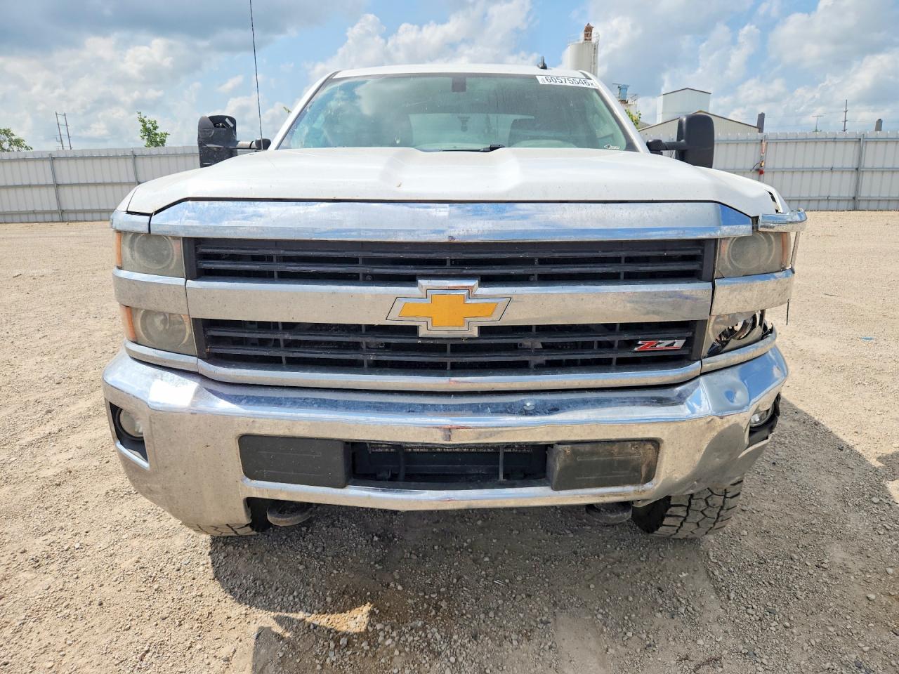 2015 Chevrolet Silverado K2500 Heavy Duty Lt White vin: 1GC1KVEG2FF136055