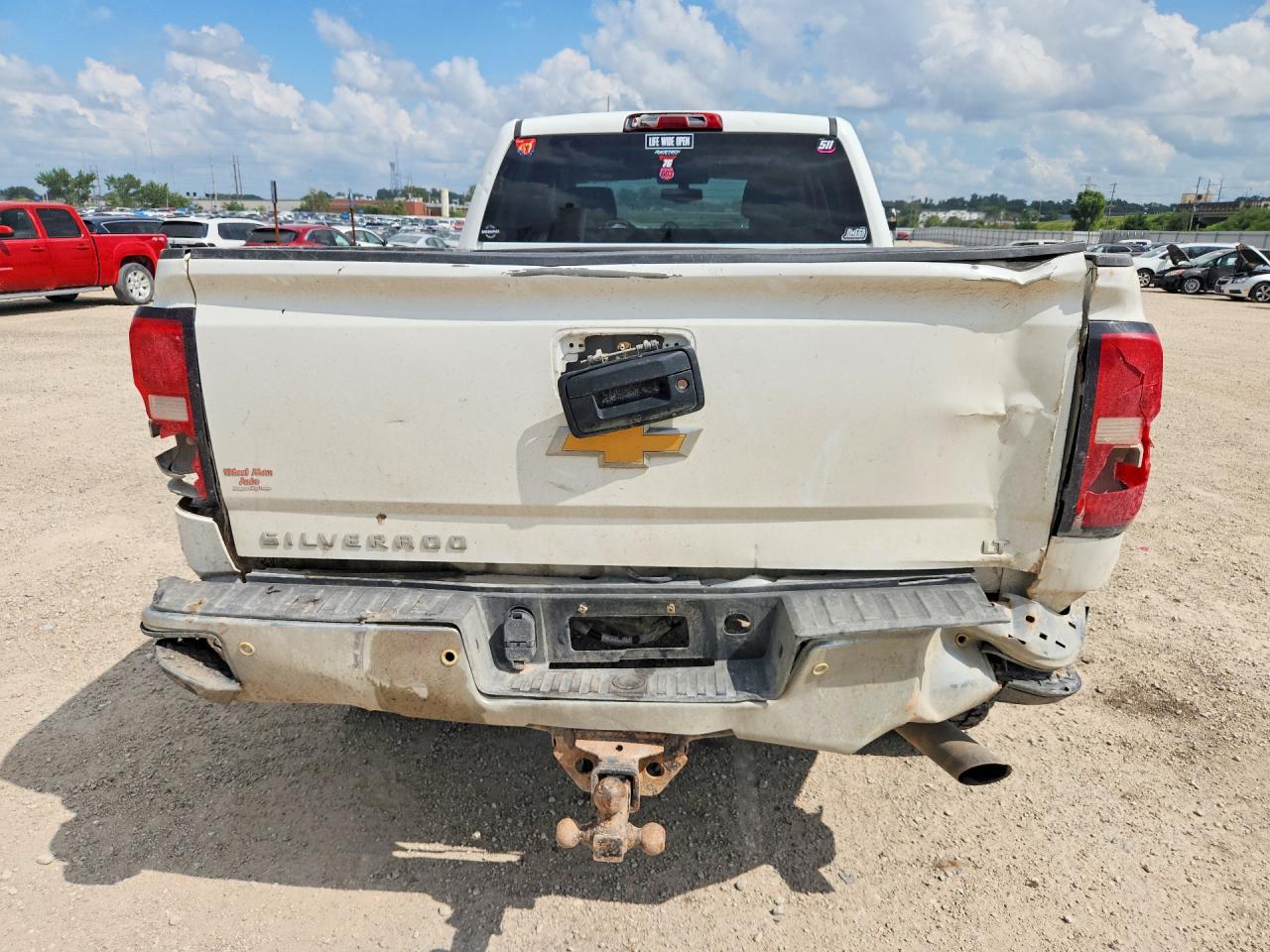 2015 Chevrolet Silverado K2500 Heavy Duty Lt White vin: 1GC1KVEG2FF136055